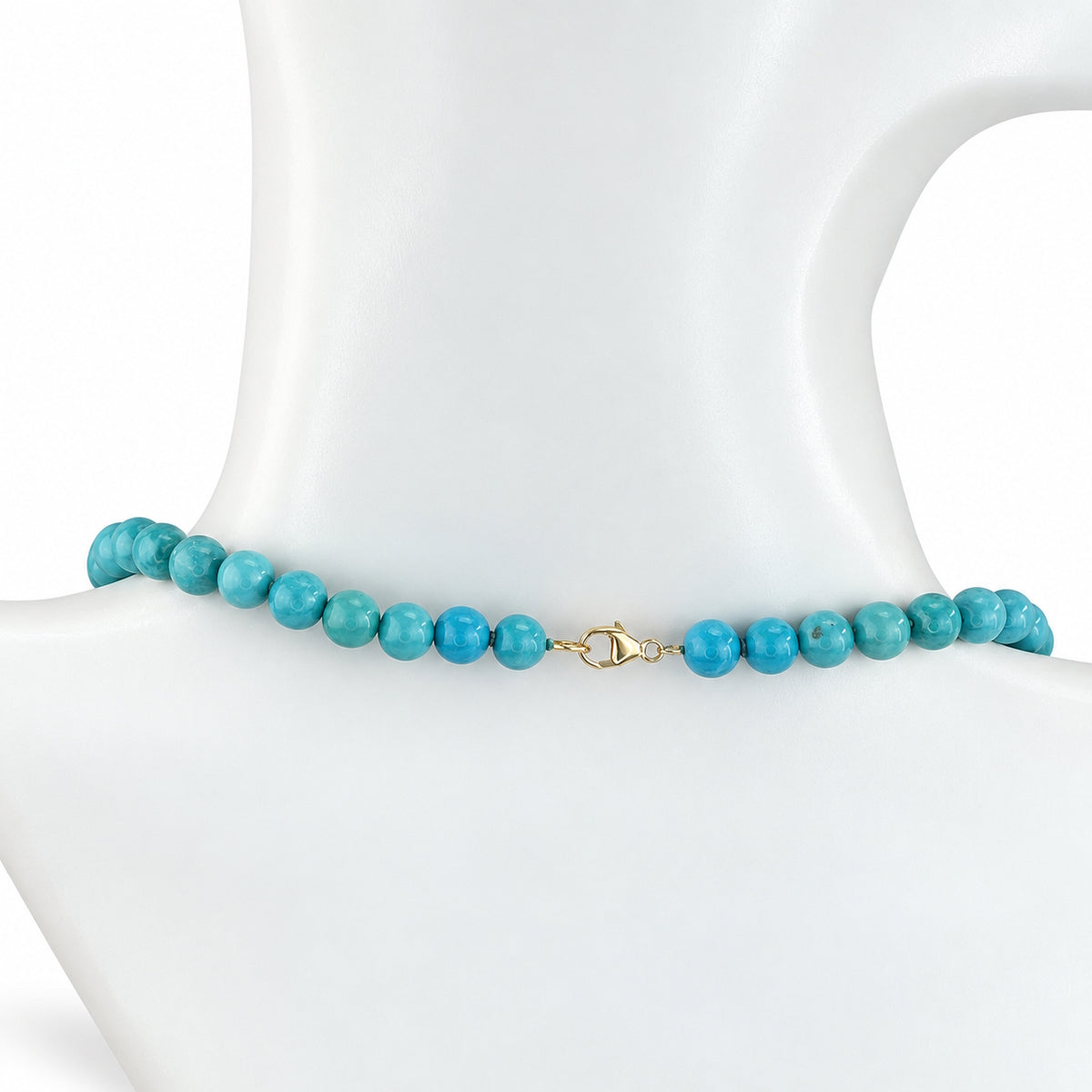 14k Turquoise with Heart Pendant Necklace