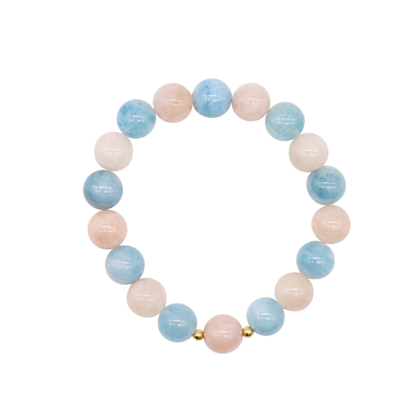 14k Aquamarine Stretch Bracelet
