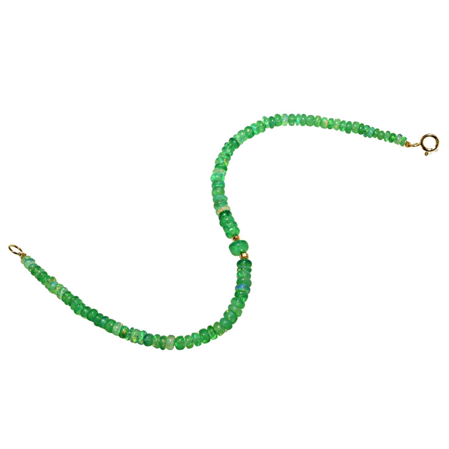 14k Dyed Gold Ball Bracelet