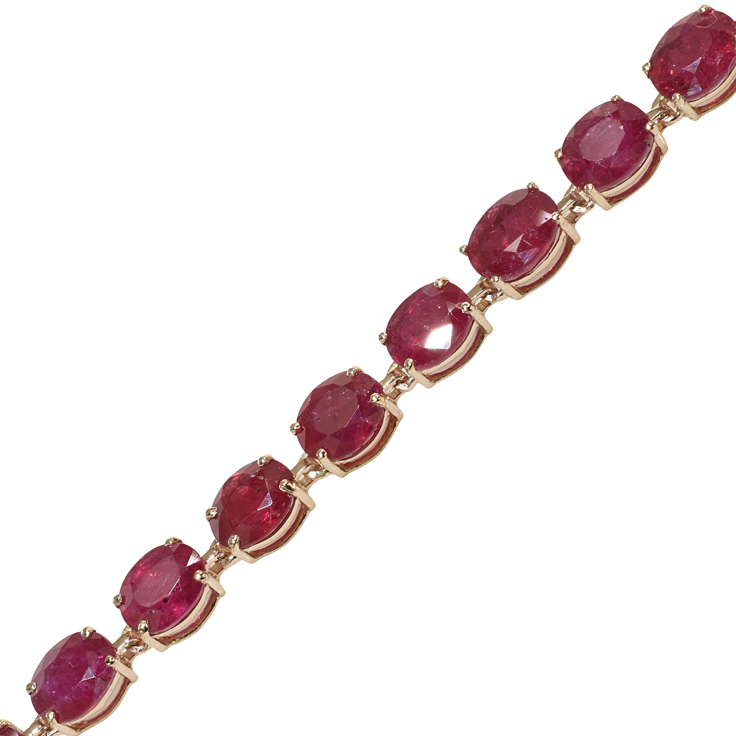 14k Ruby Tennis Bracelet