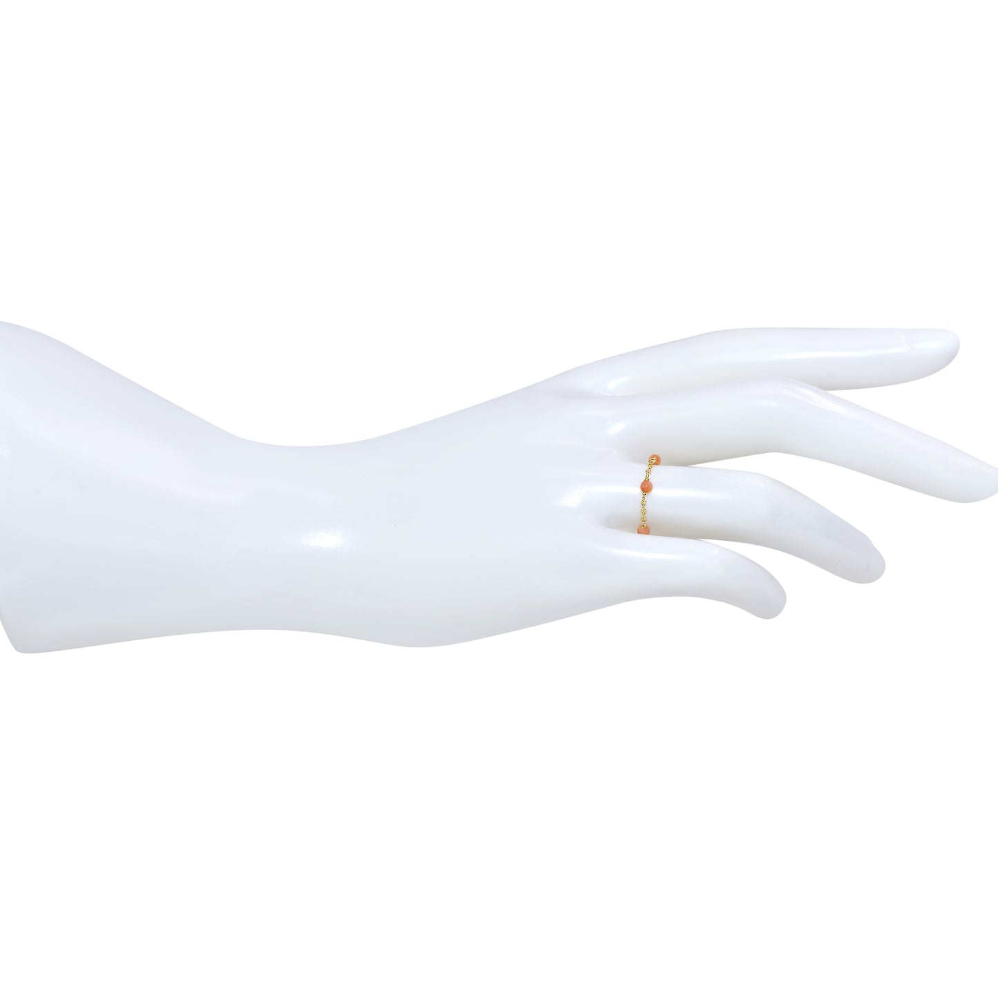 14k Gold Chain Stackable Ring