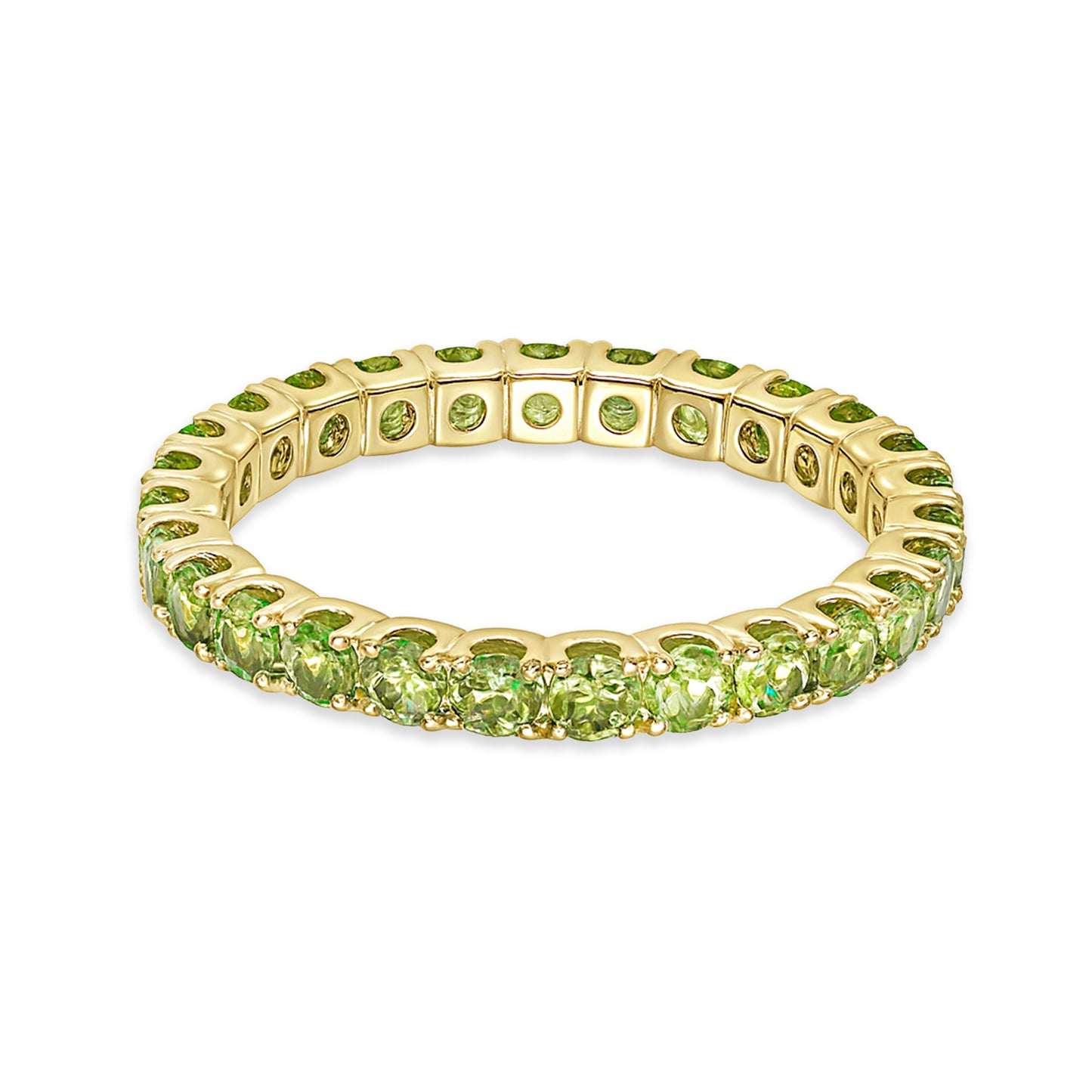 14k Peridot Multi Stone Ring