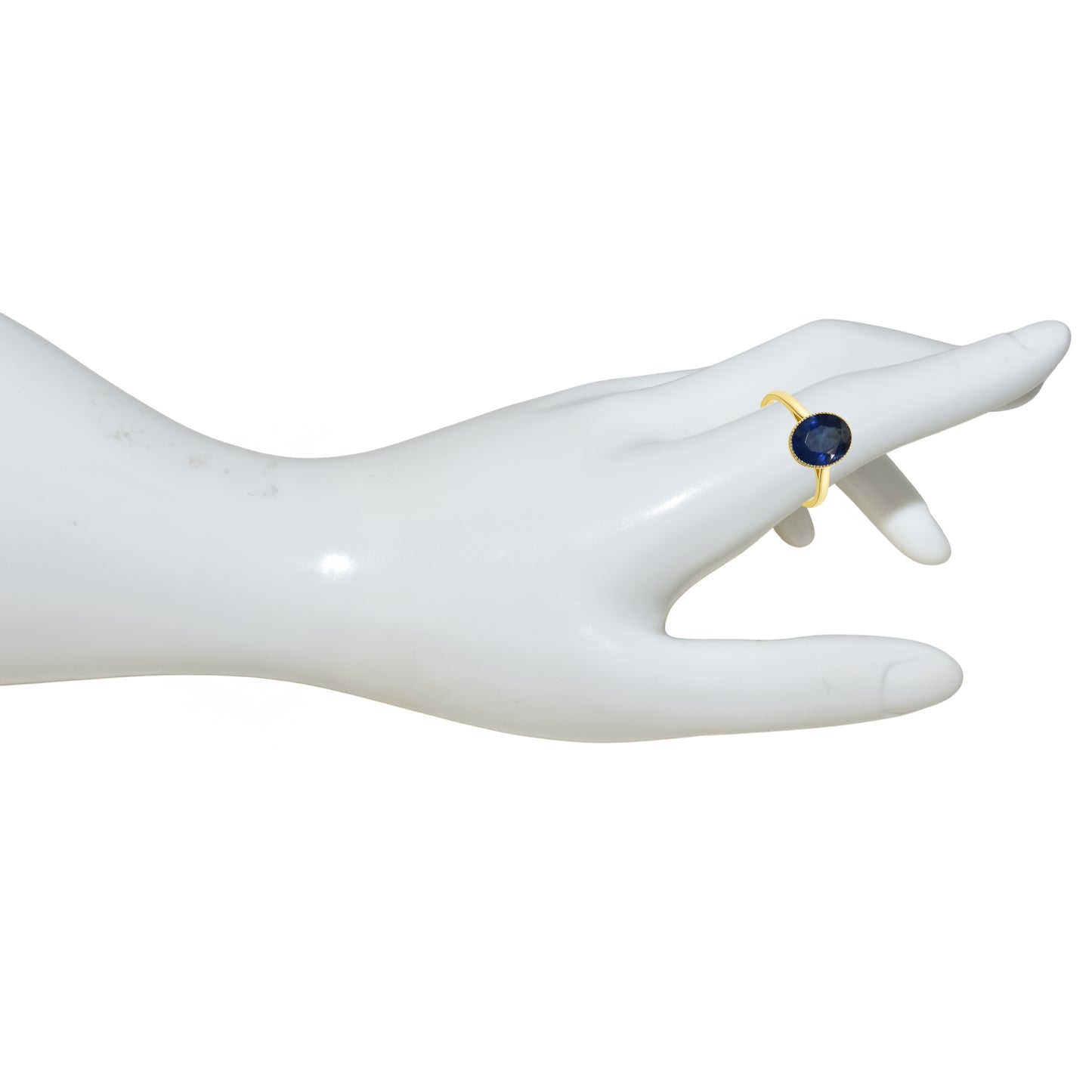 14k Sapphire Oval Shape Ring