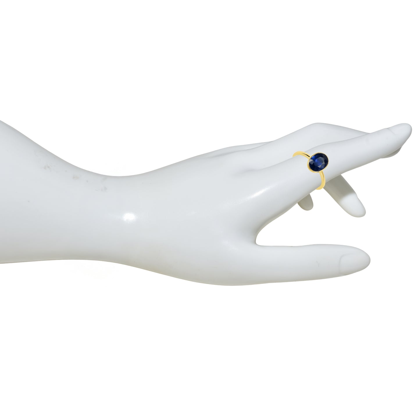 14k Sapphire Oval Shape Ring