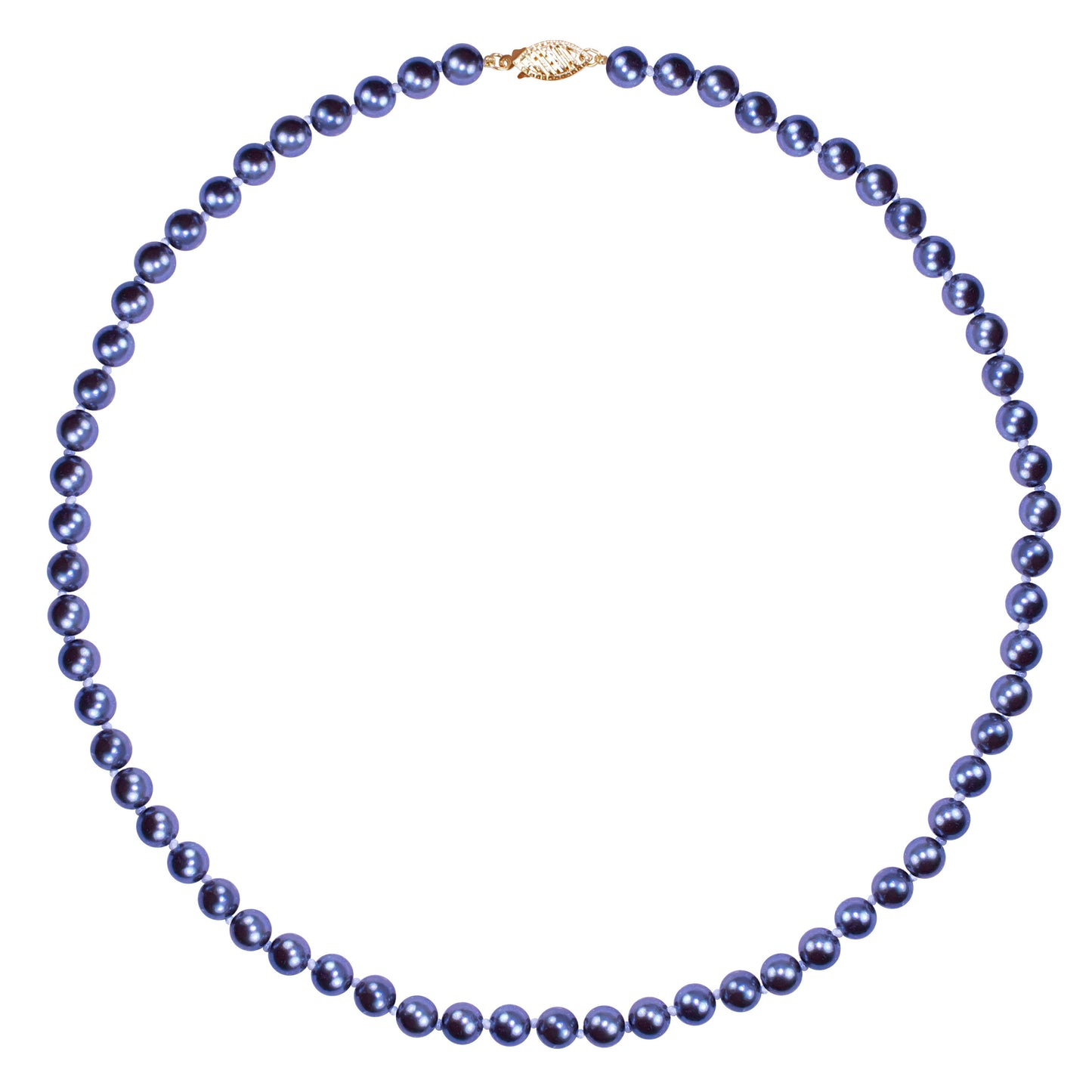 14k Black Cultured Pearl Necklace