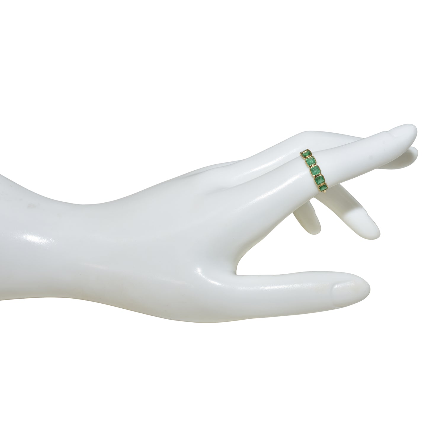 18k Emerald Rectangle Ring