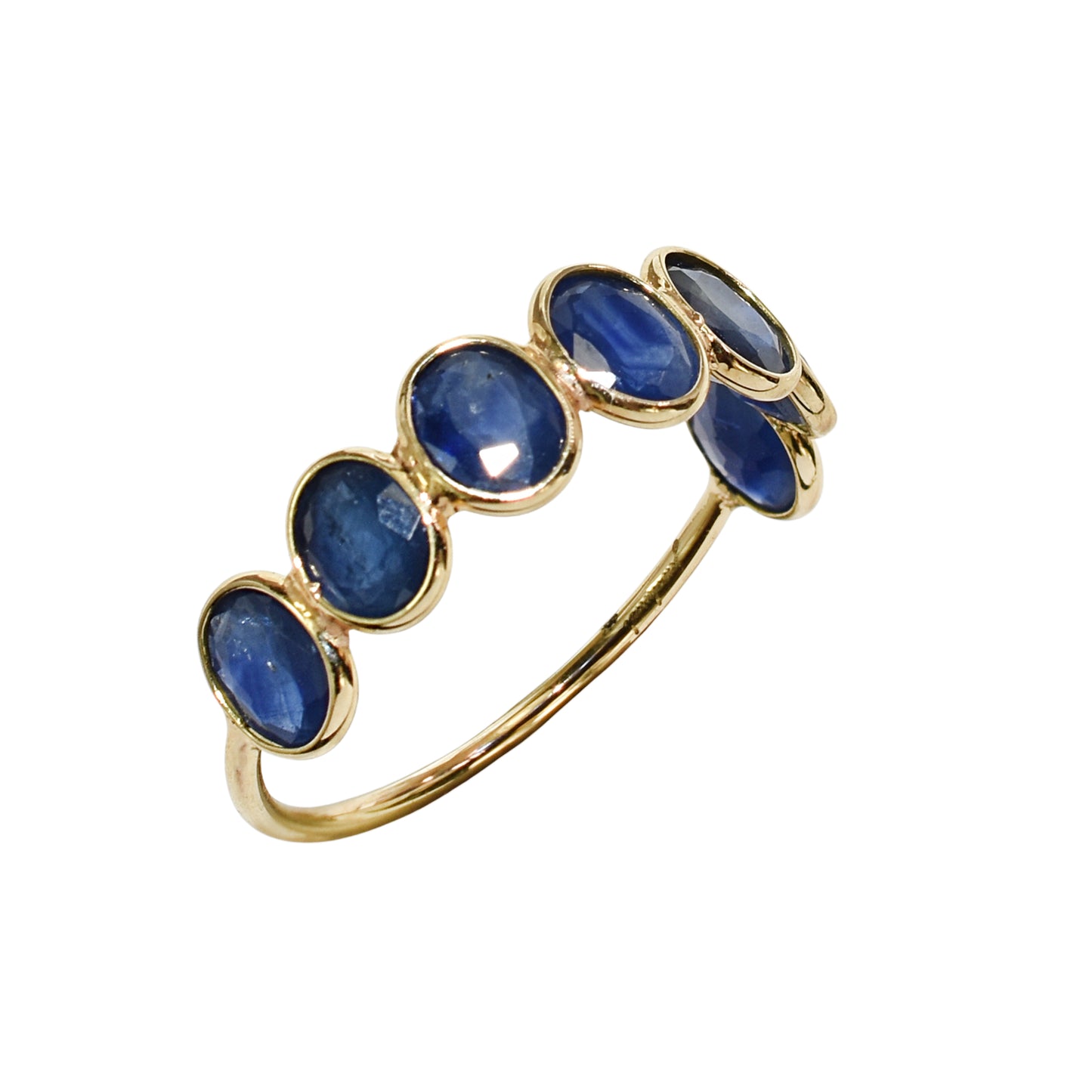 18k Sapphire Oval Ring