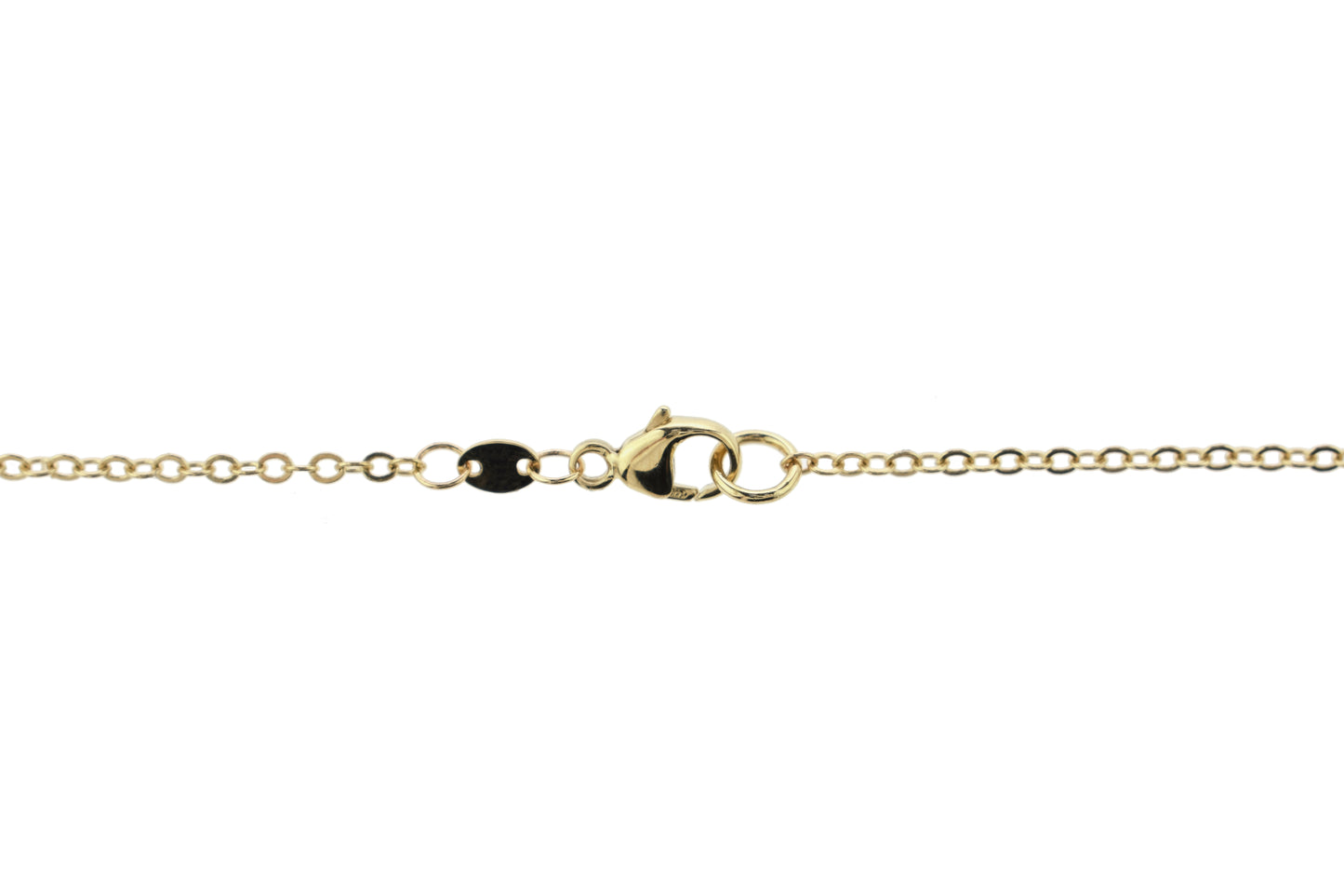 14k Pink Freshwater Pearl Gold Roundel Bar Necklace 18"