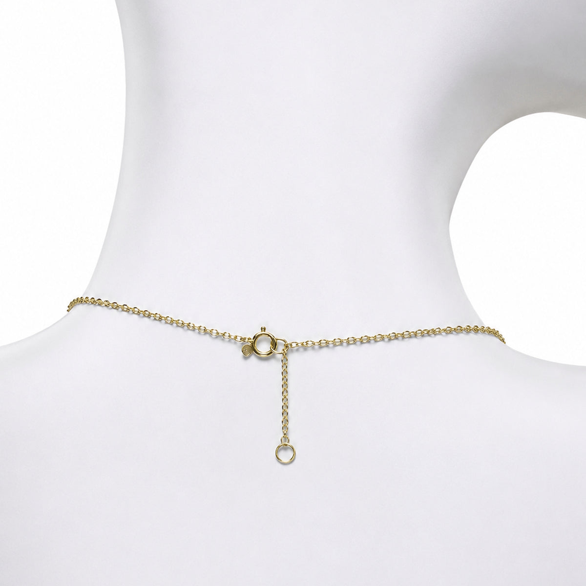 14k White Pearl Cluster Necklace