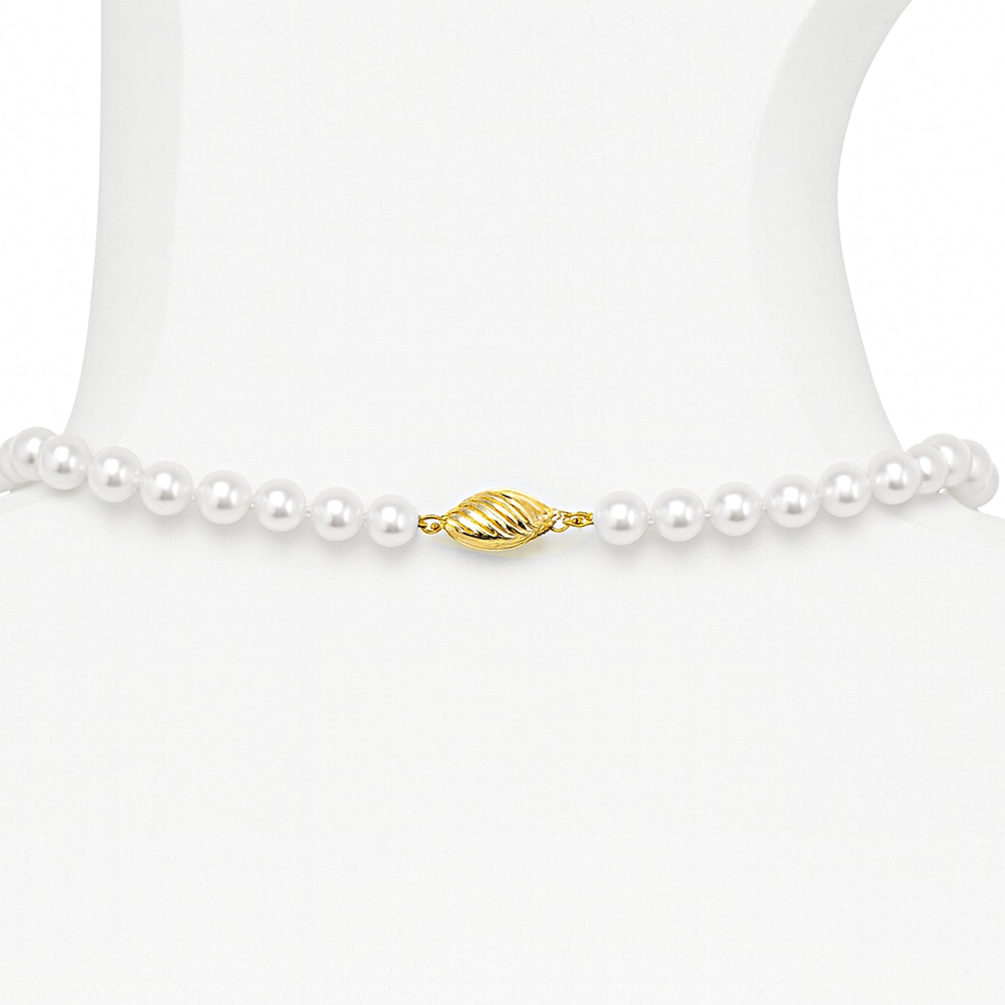 14k Freshwater Pearl Diamond Motif 0.08CT Necklace