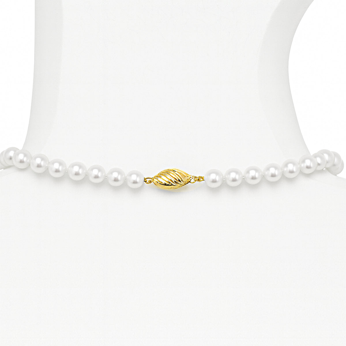 14k Freshwater Pearl Diamond Motif 0.08CT Necklace