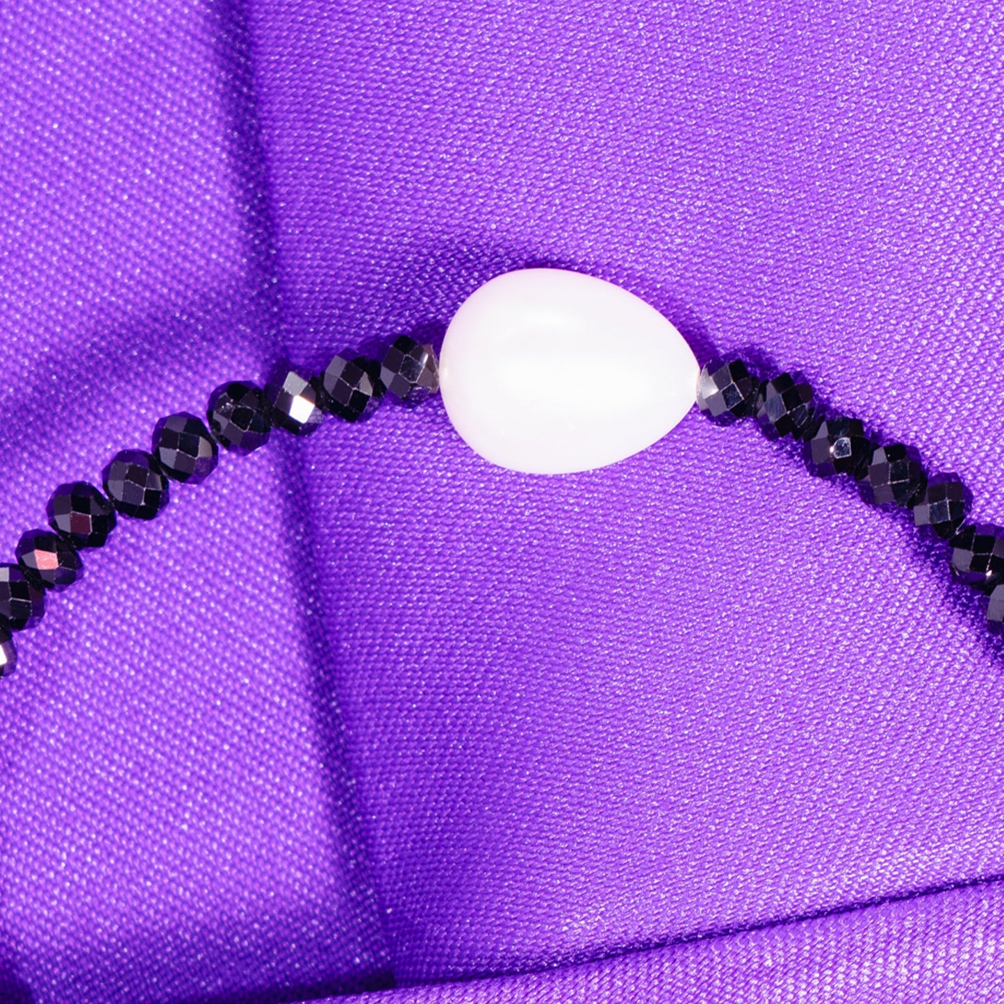 14k Gemstones with White Freshwater Pearl Bracelet