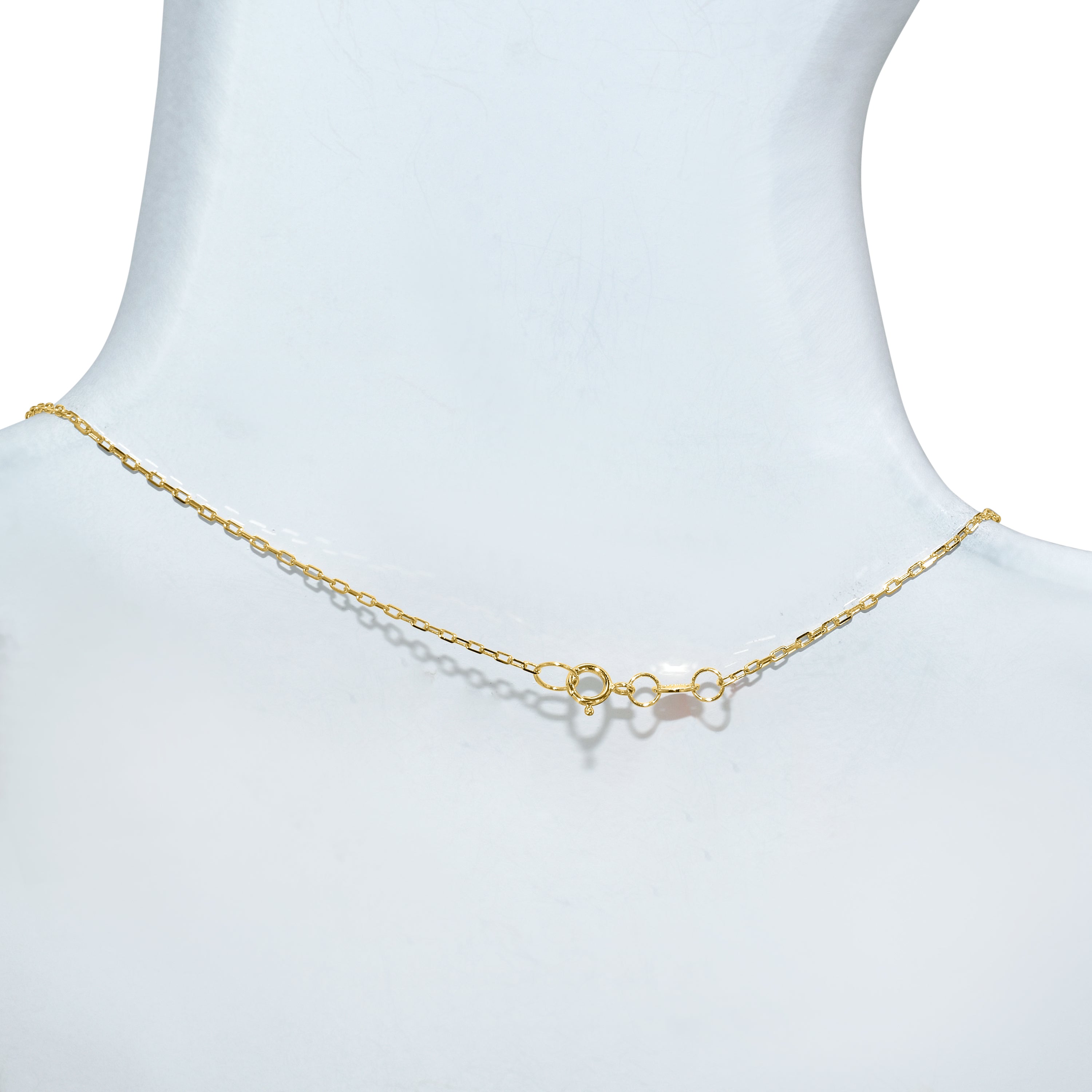 14k Mother of Pearl Evil Eye Pendant Necklace