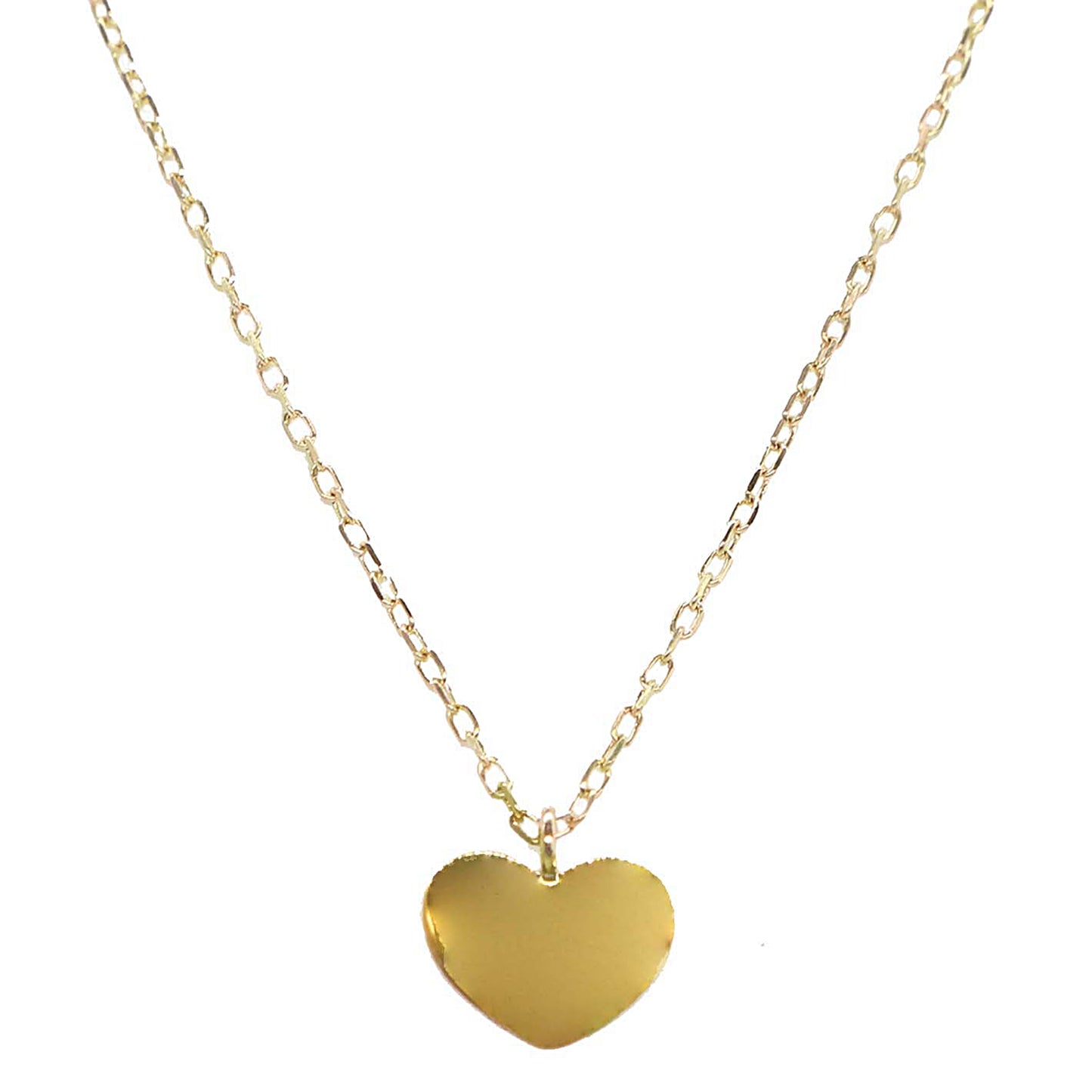 Séchic 14k Heart Pendant on Chain Necklace 17"