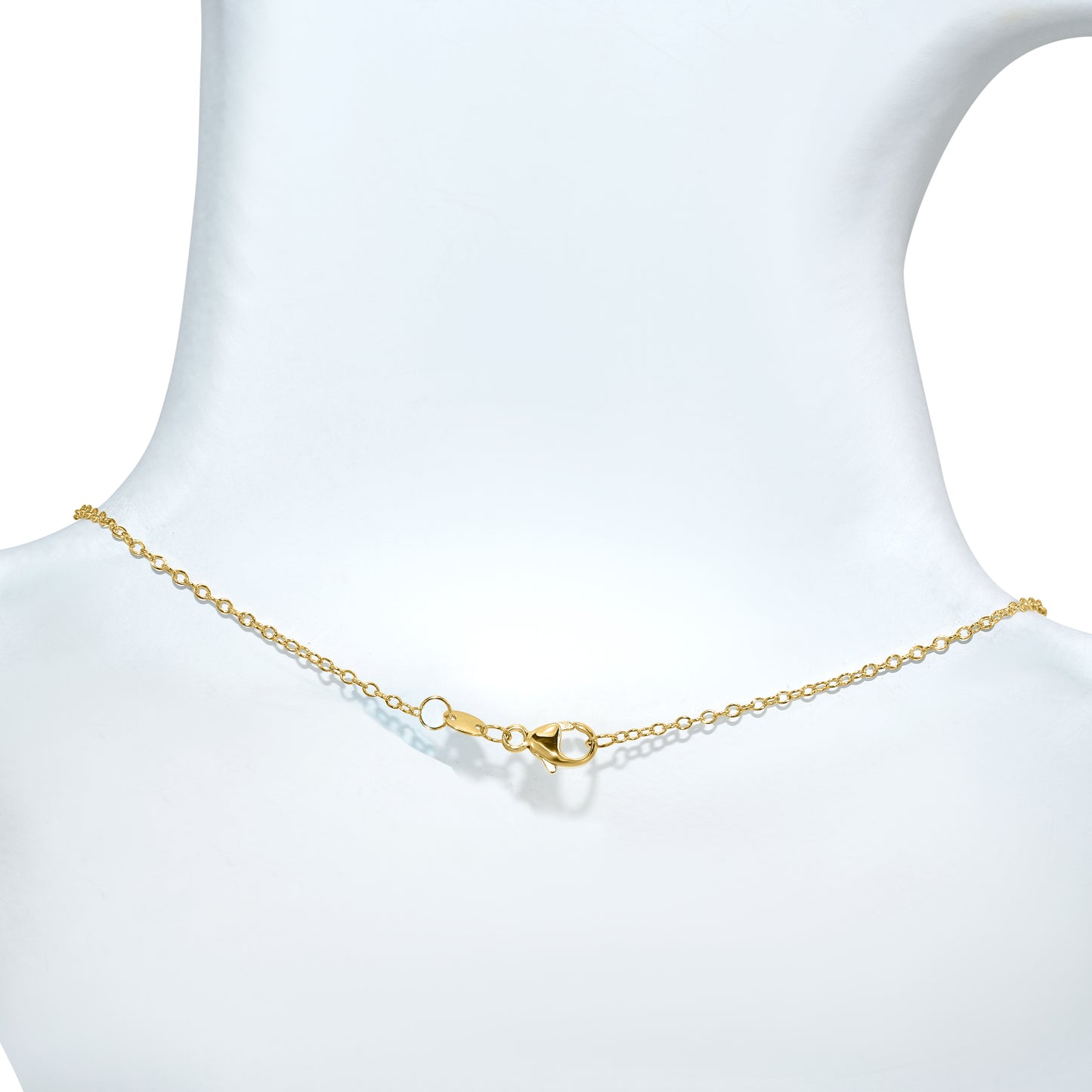 Séchic 14k Fan Shape Pendant Necklace
