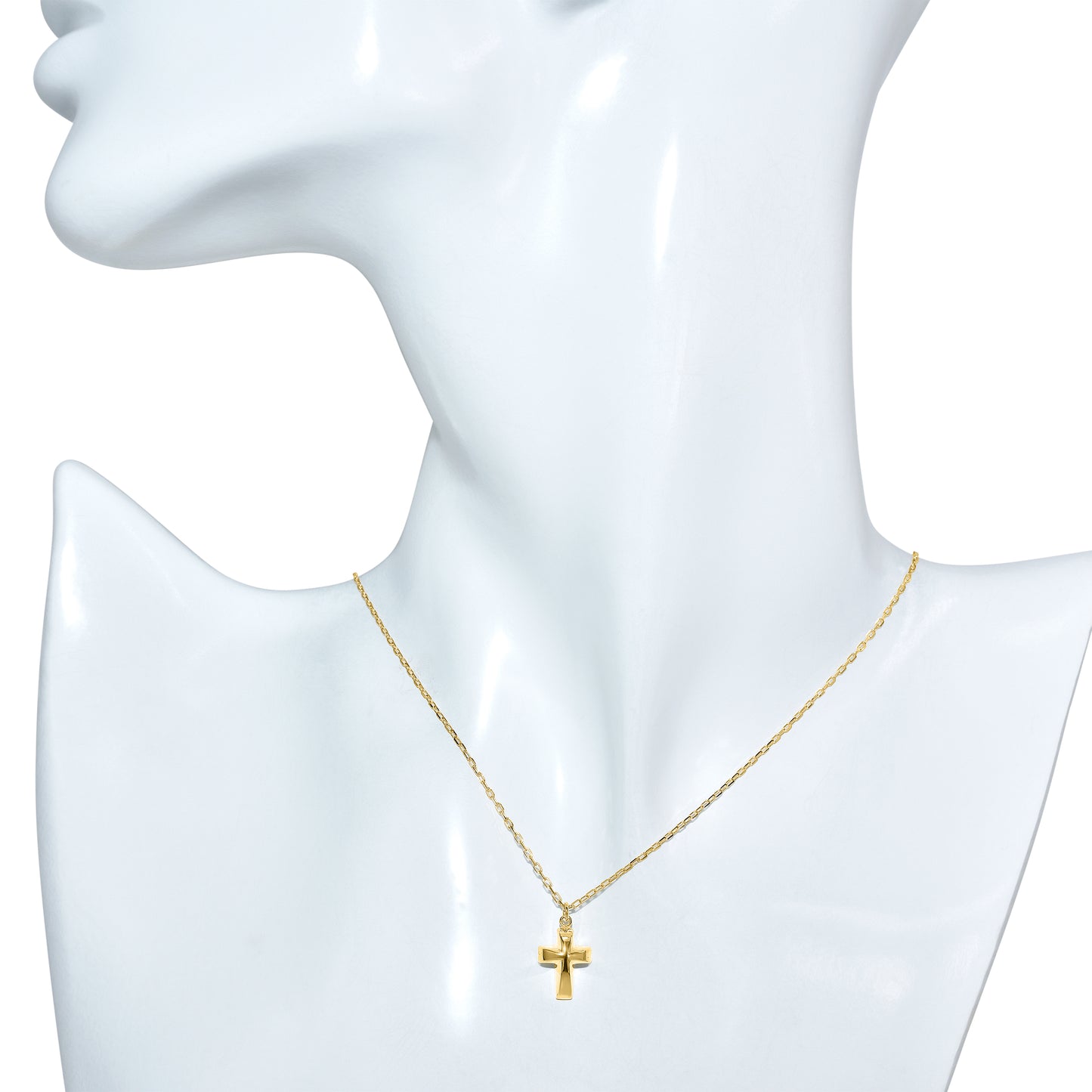 Séchic 14k Cross Pendant Necklace