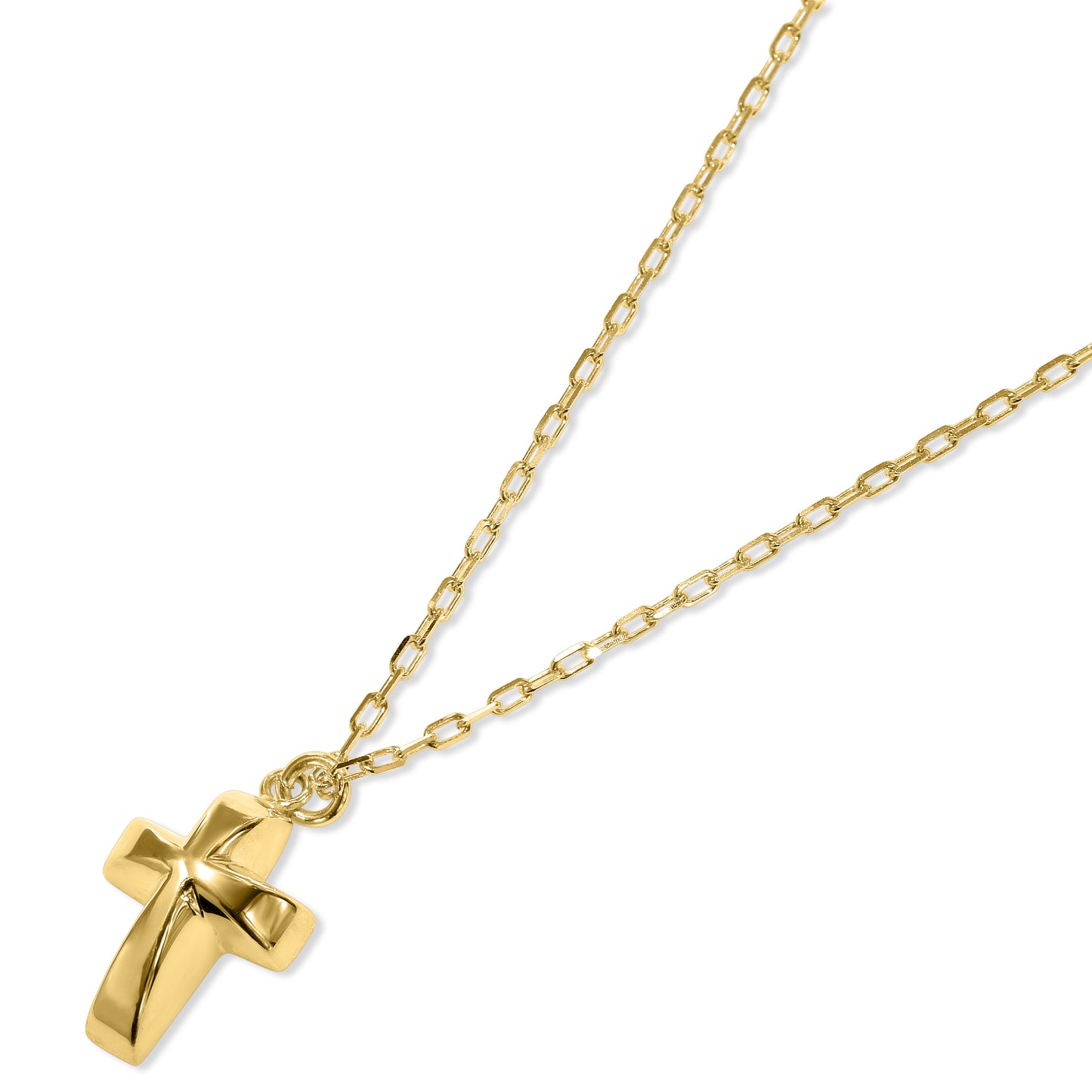 Séchic 14k Cross Pendant Necklace