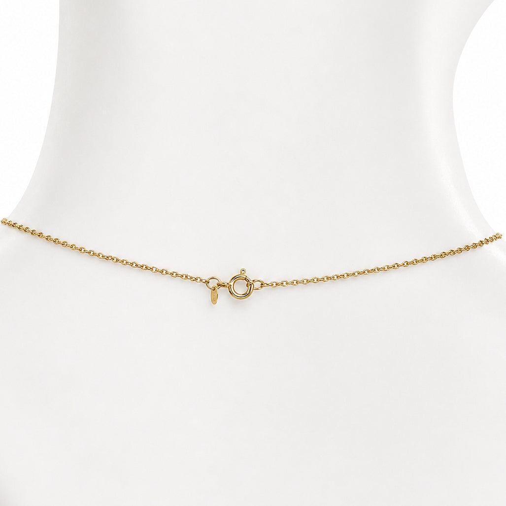 Séchic 14k Coin Station Link Necklace