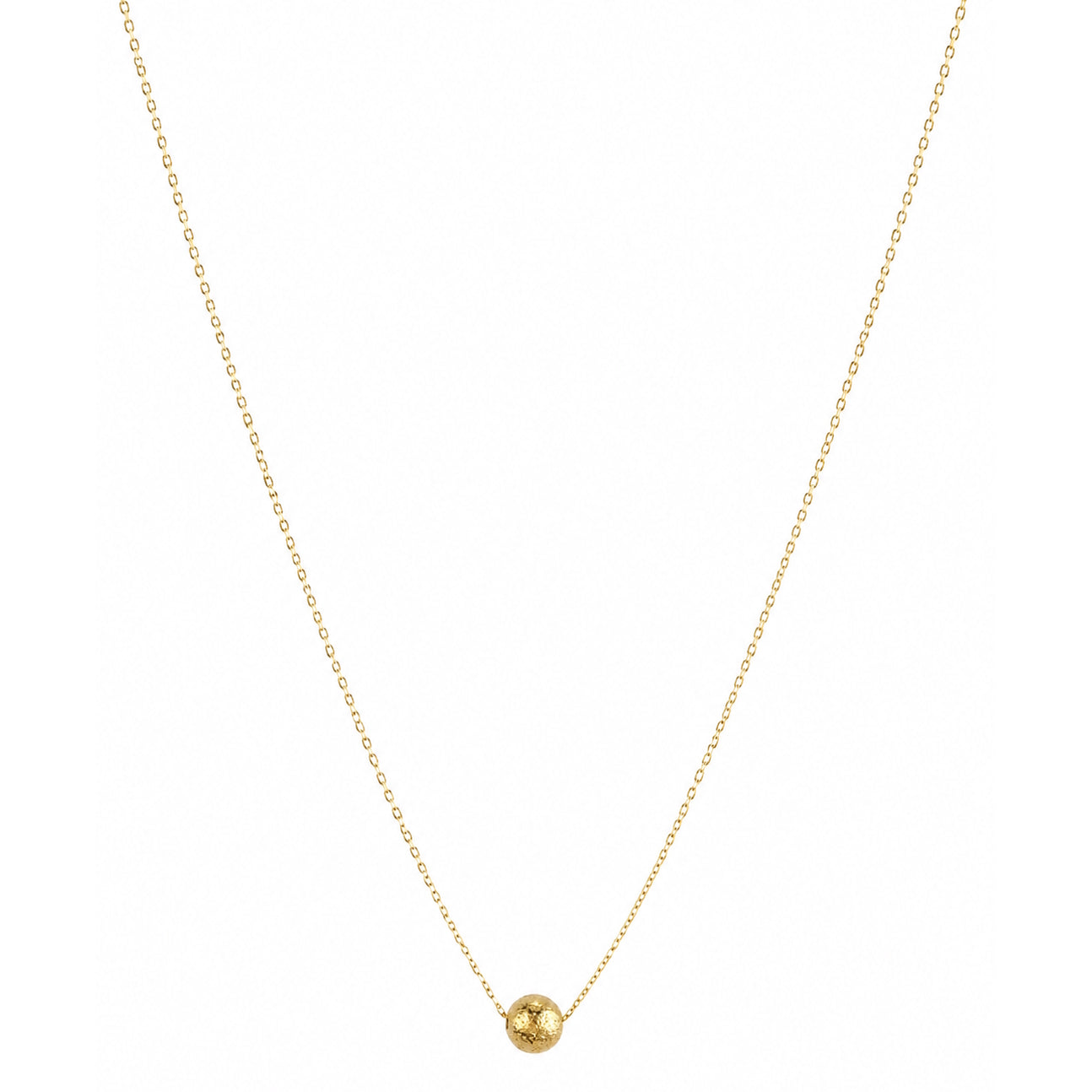 Séchic 14k 6MM Sliding Ball Necklace
