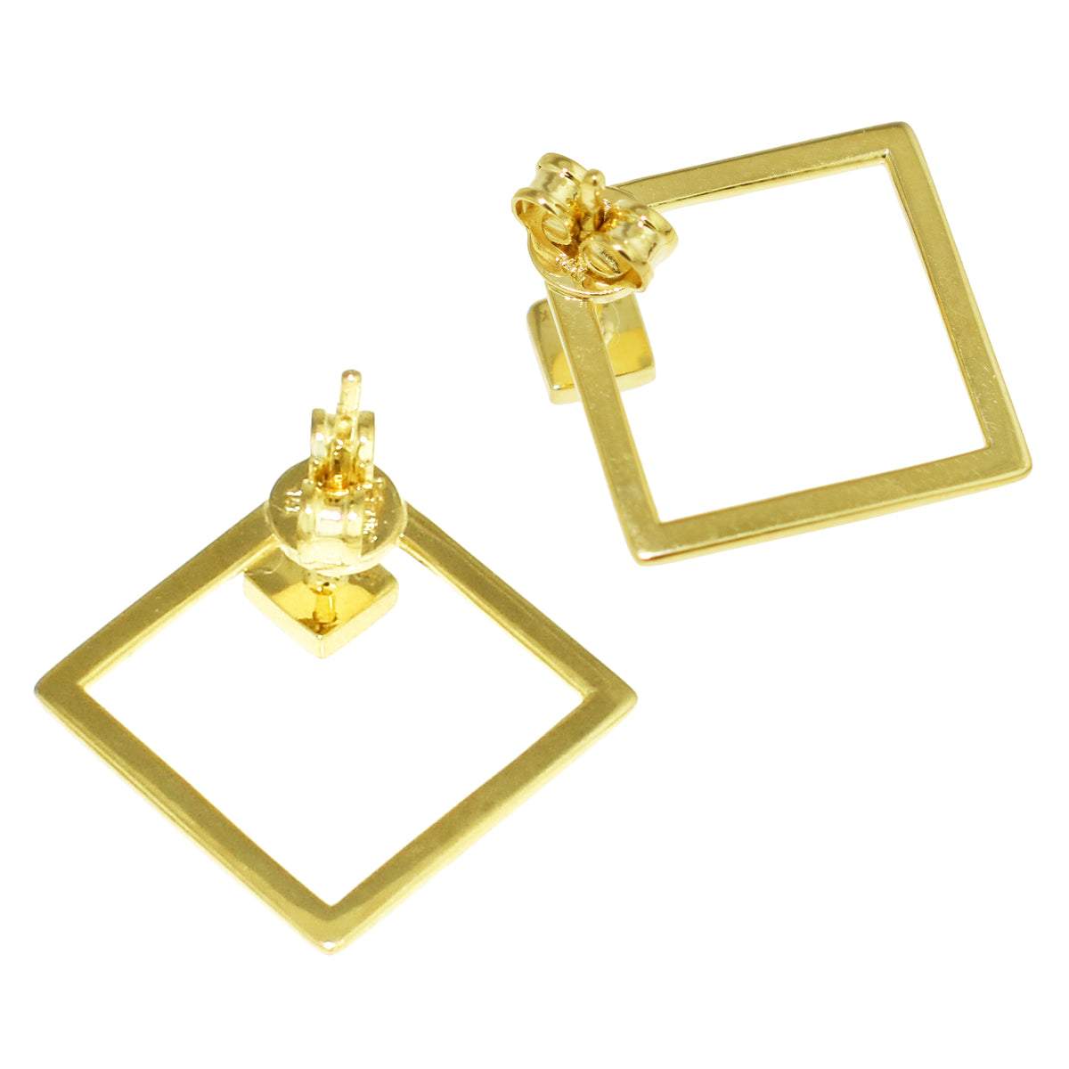 Séchic 14k Diamond Shape Ear Jackets