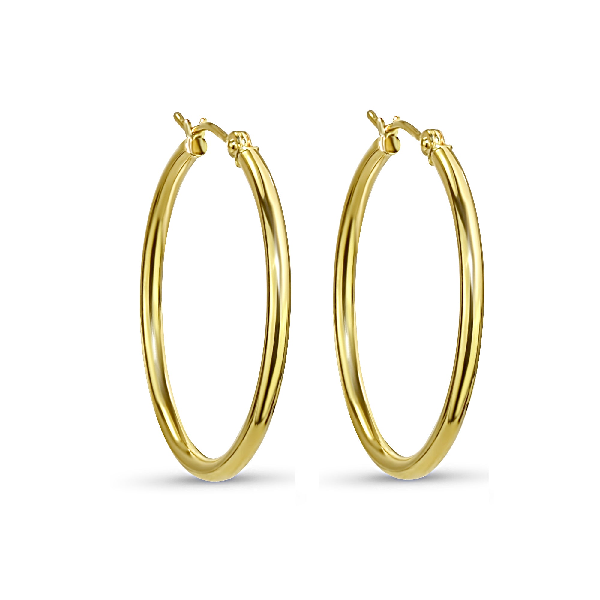 Séchic 14k Gold Hoop Earring 35mm