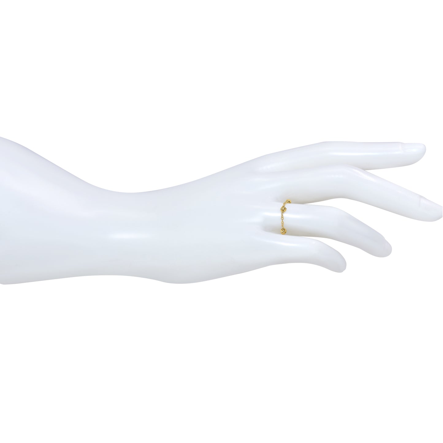 14k Gold Chain Stackable Ring