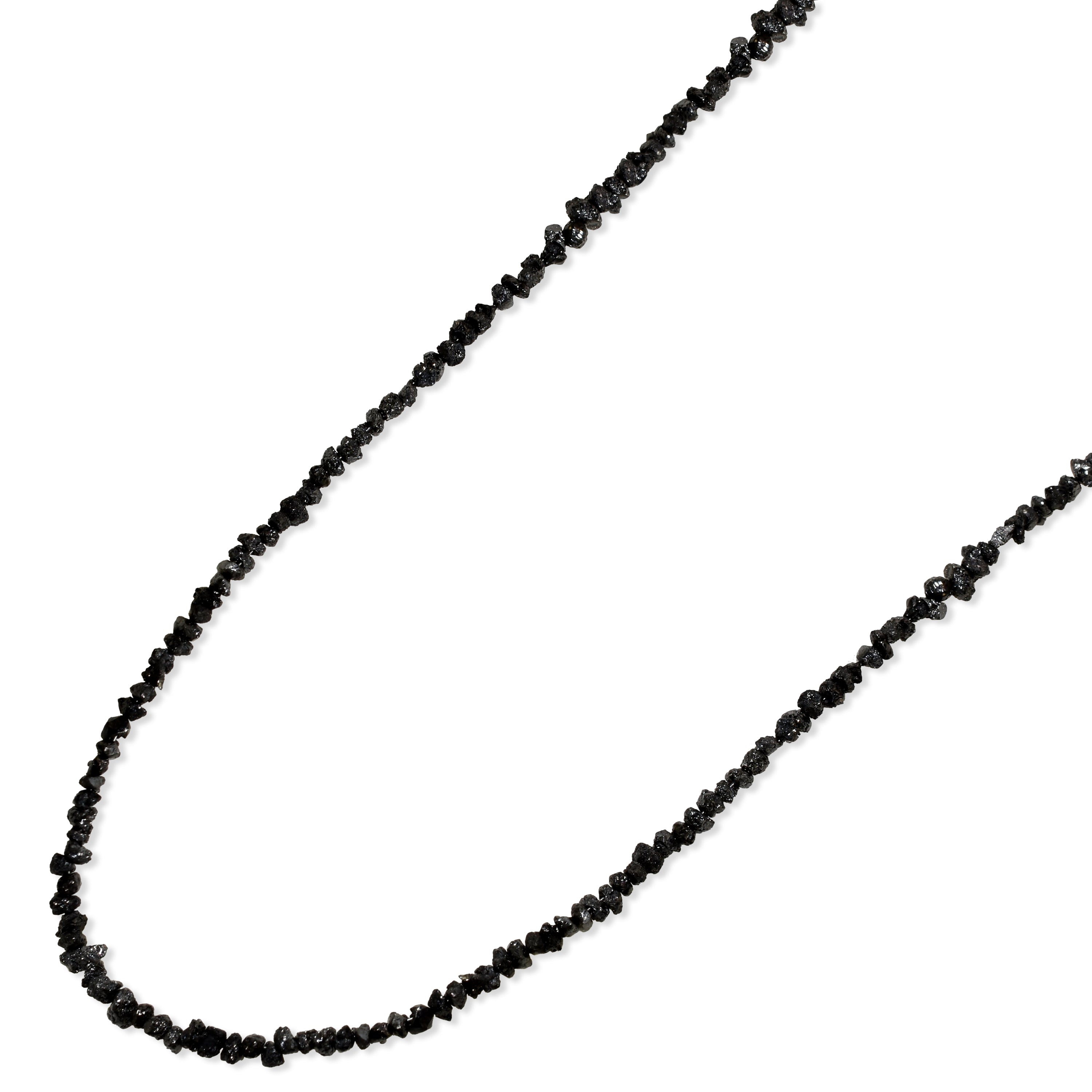 14k Yellow Natural Rough Diamond Necklace for Men or Woman
