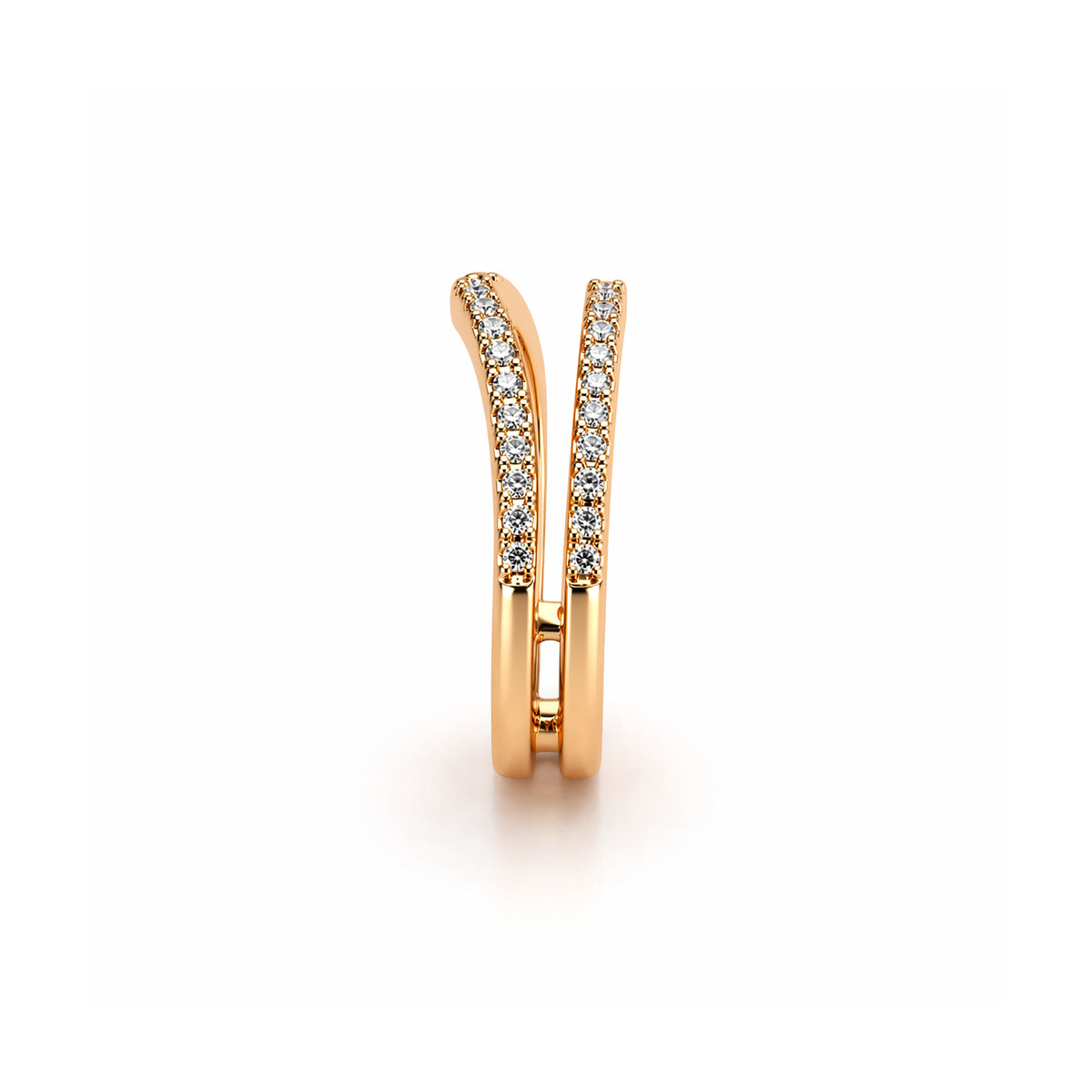 Andy Götz 18k Rose Gold Diamond Ring