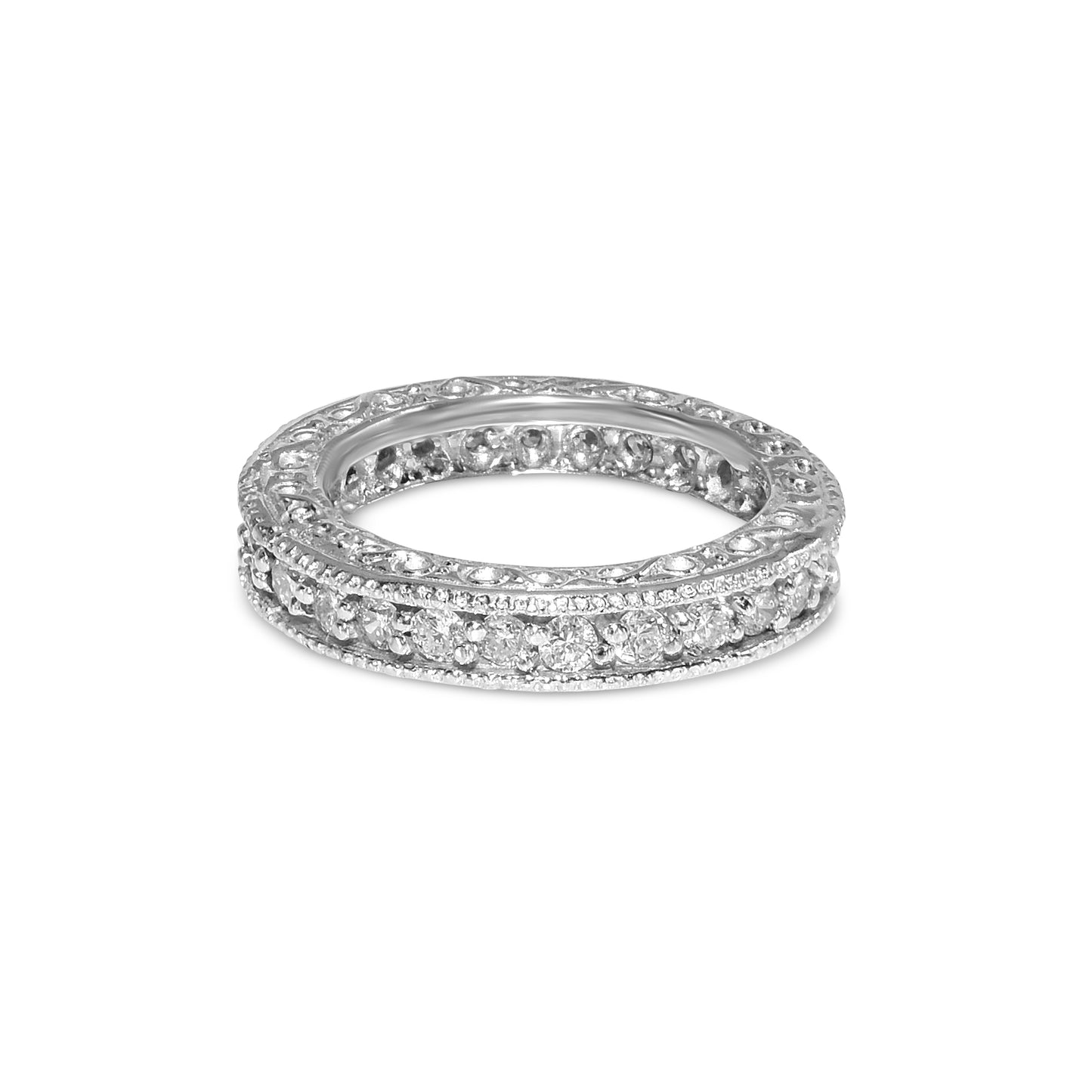 14k White Gold Diamond Ring