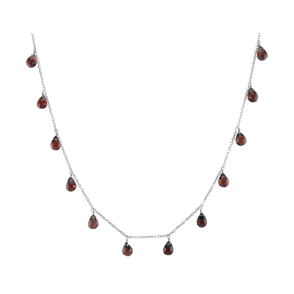 14k Yellow Gold Birthstone Necklace