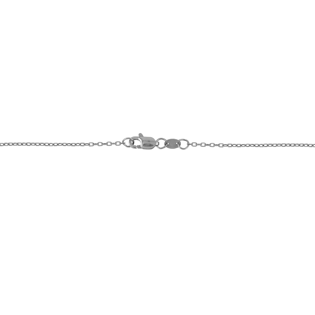 14k White or Yellow Gold Drop Dangle Birthstone Necklace