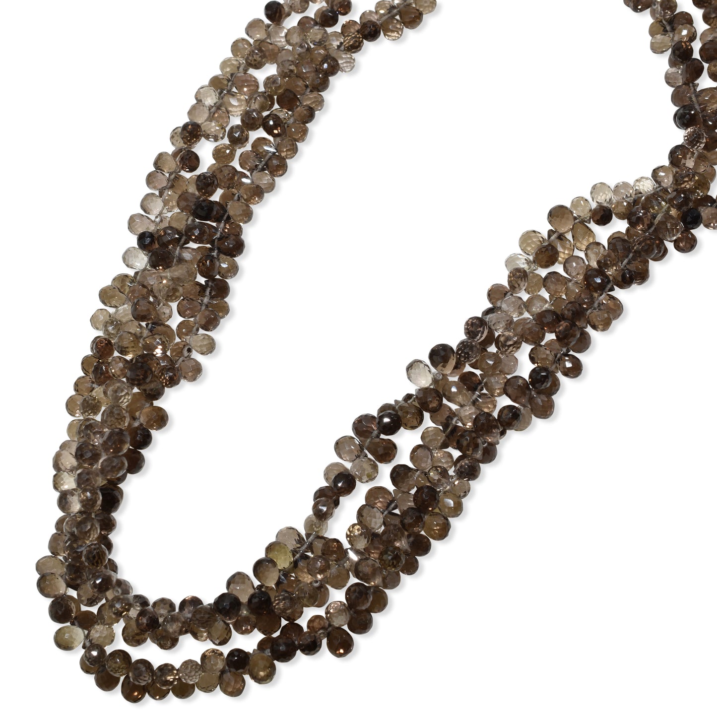 14k Smoky Quartz Necklace