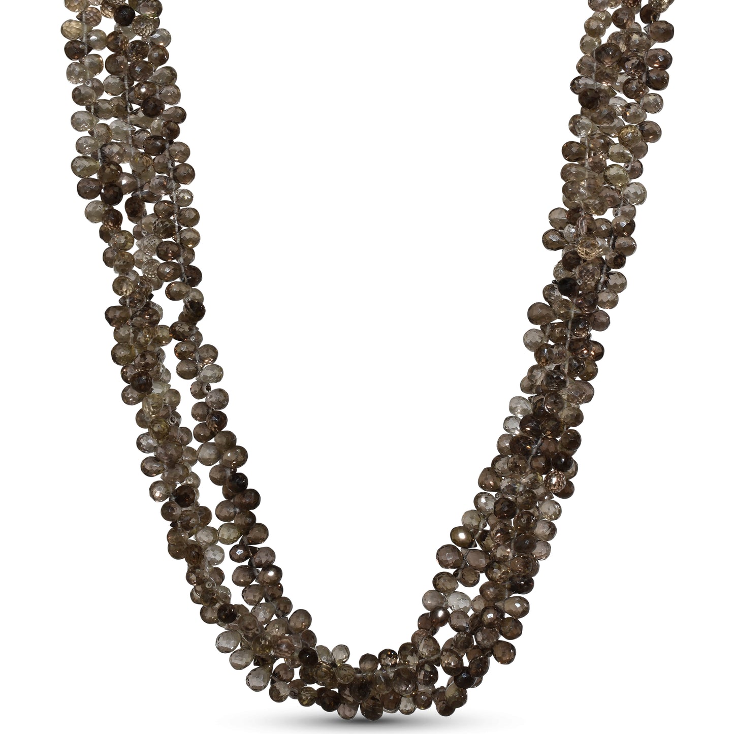 14k Smoky Quartz Necklace