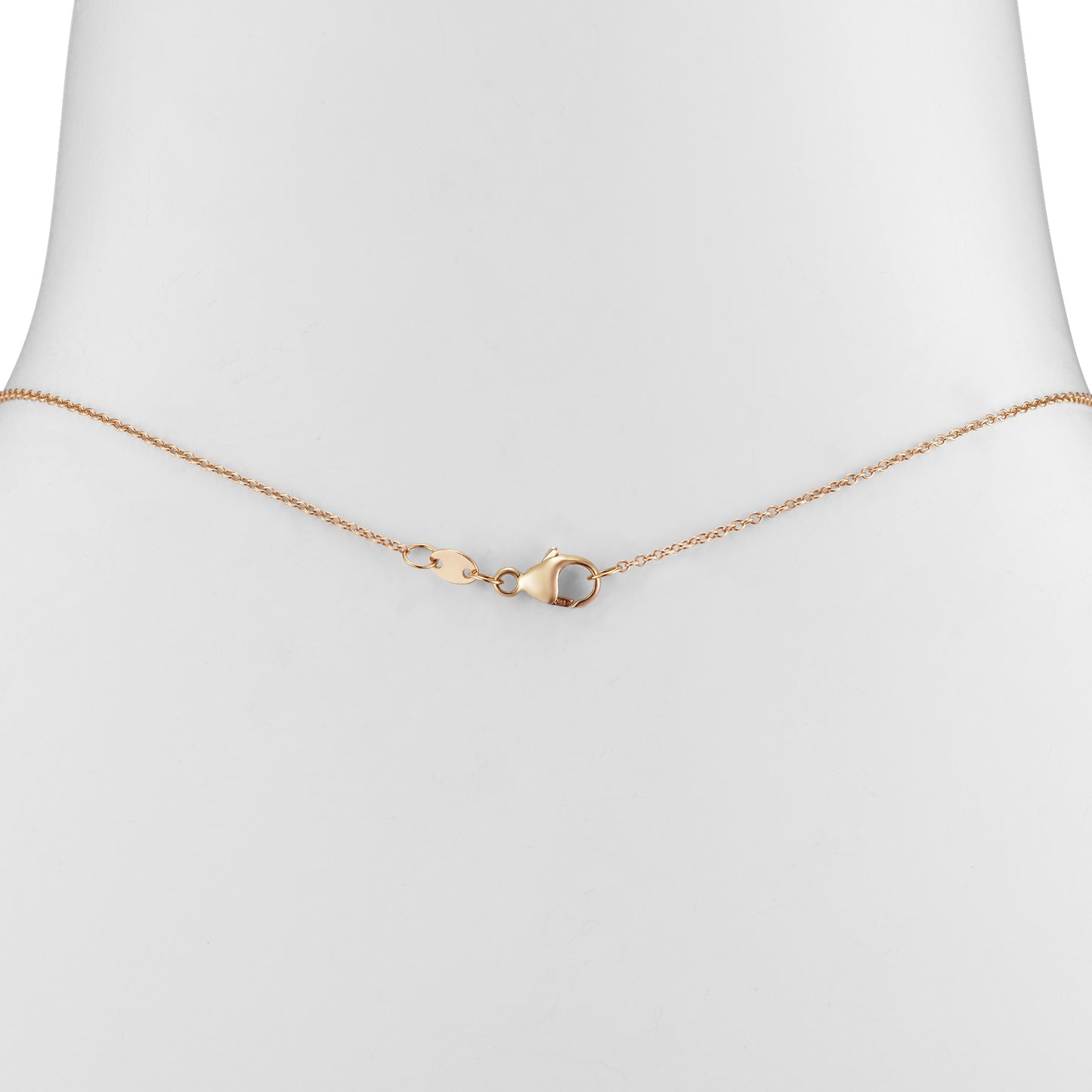 14k Rose Gold Cushion Morganite Diamond VS Pendant Necklace