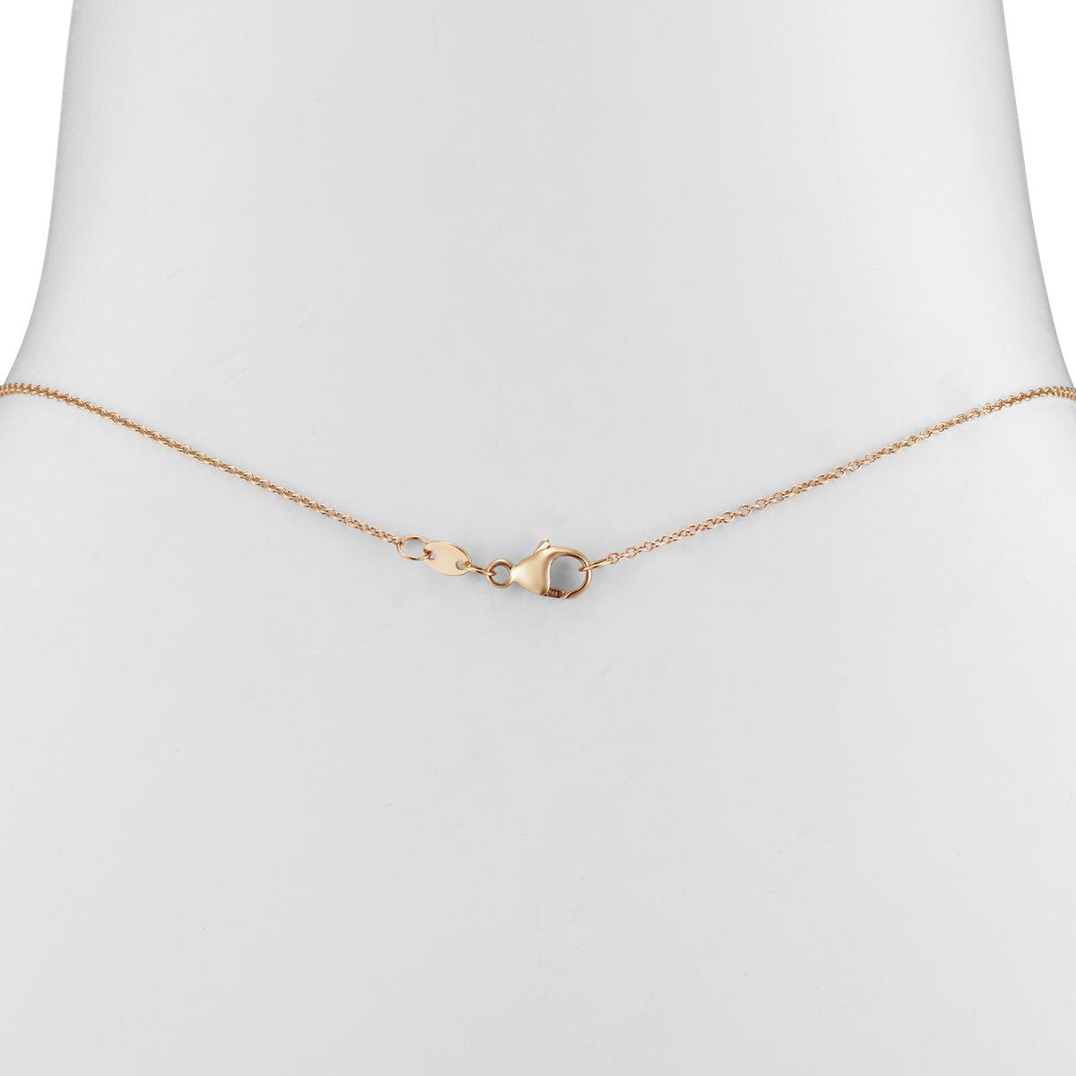 14k Rose Gold Cushion Morganite Diamond VS Pendant Necklace