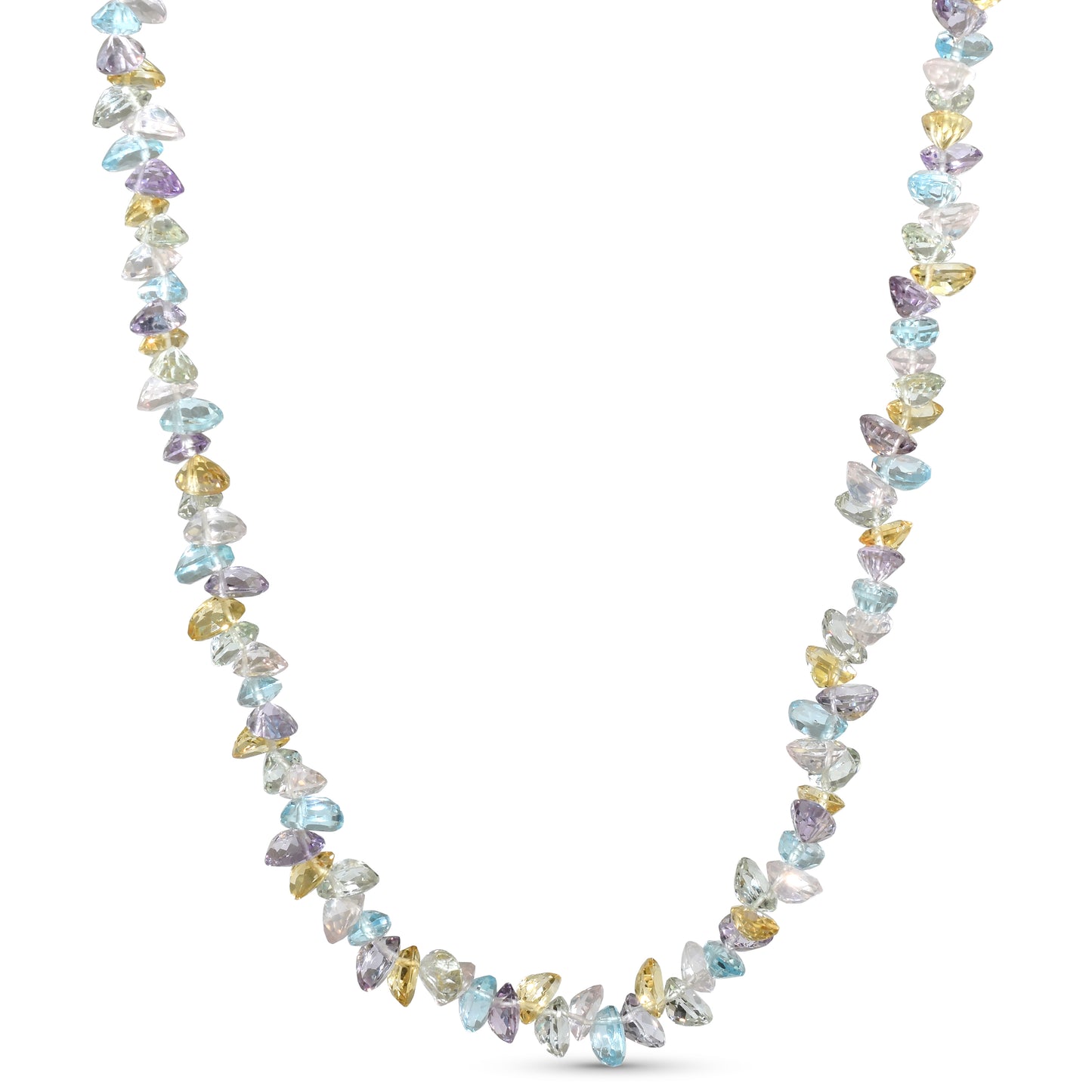 14k Multi Aqua Necklace