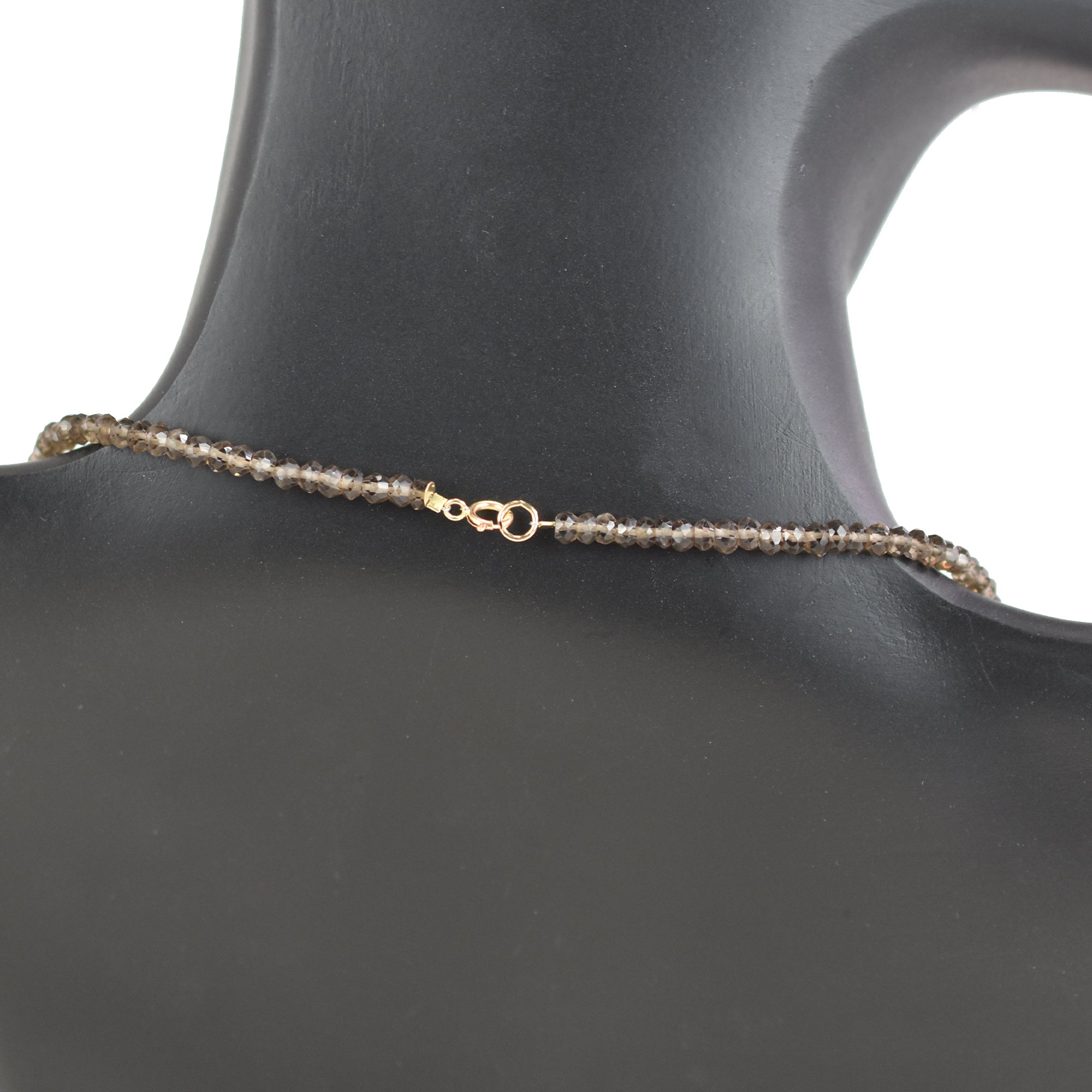 14k Gemstones & Gold Roundel Necklace