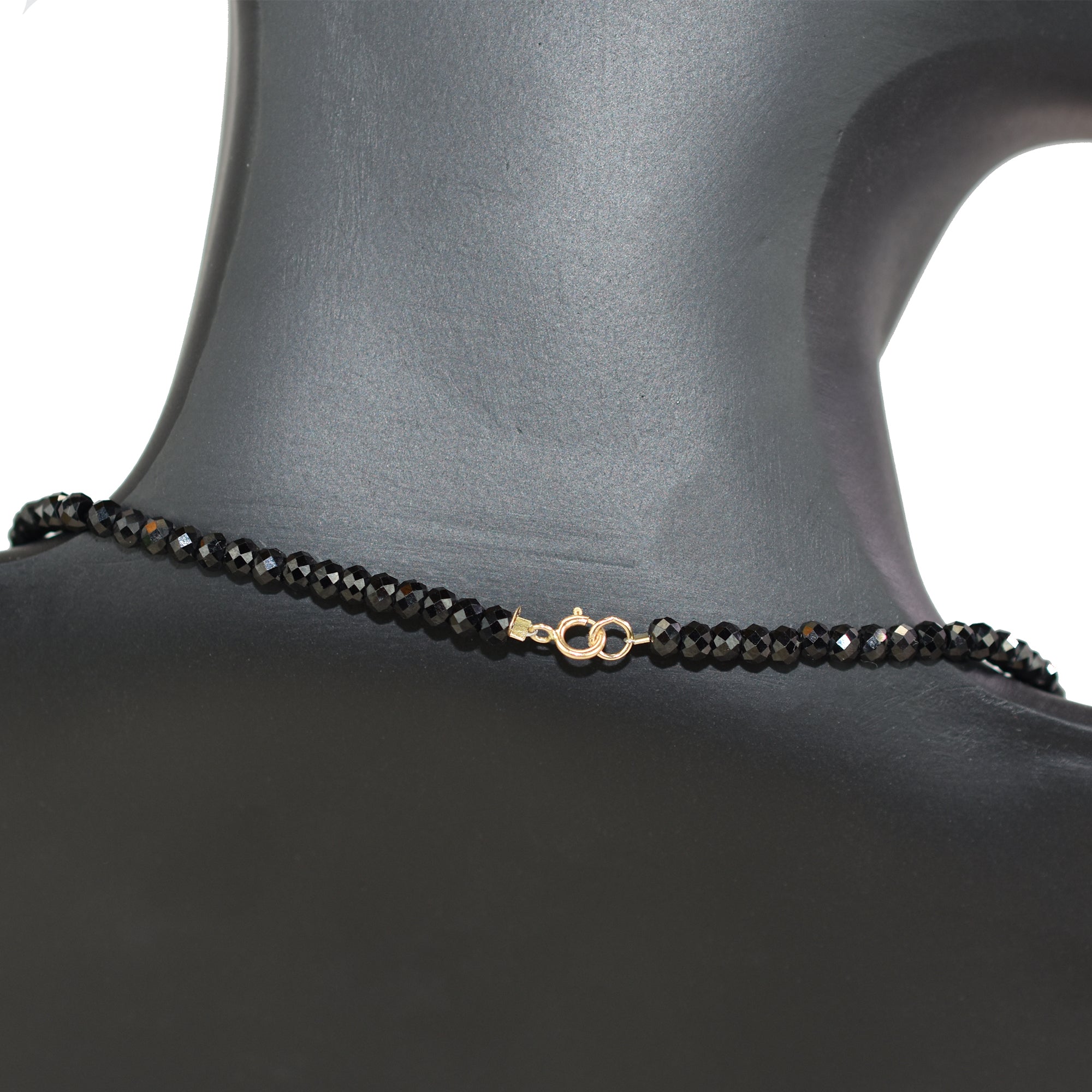 14k Gemstones & Gold Roundel Necklace