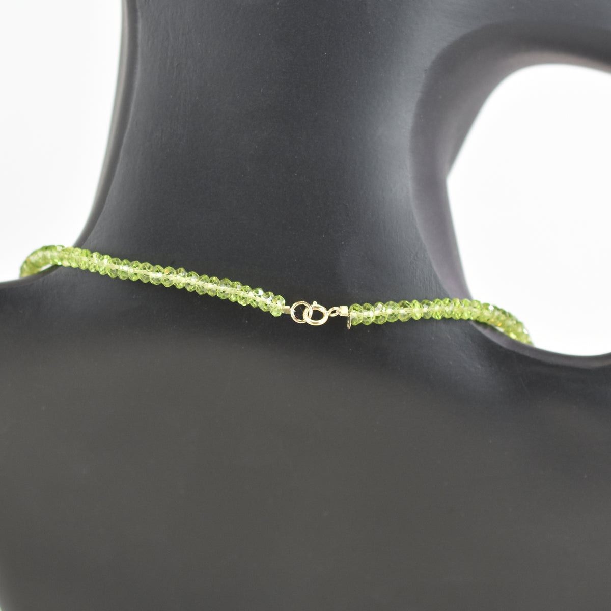 14k Gemstones & Gold Roundel Necklace