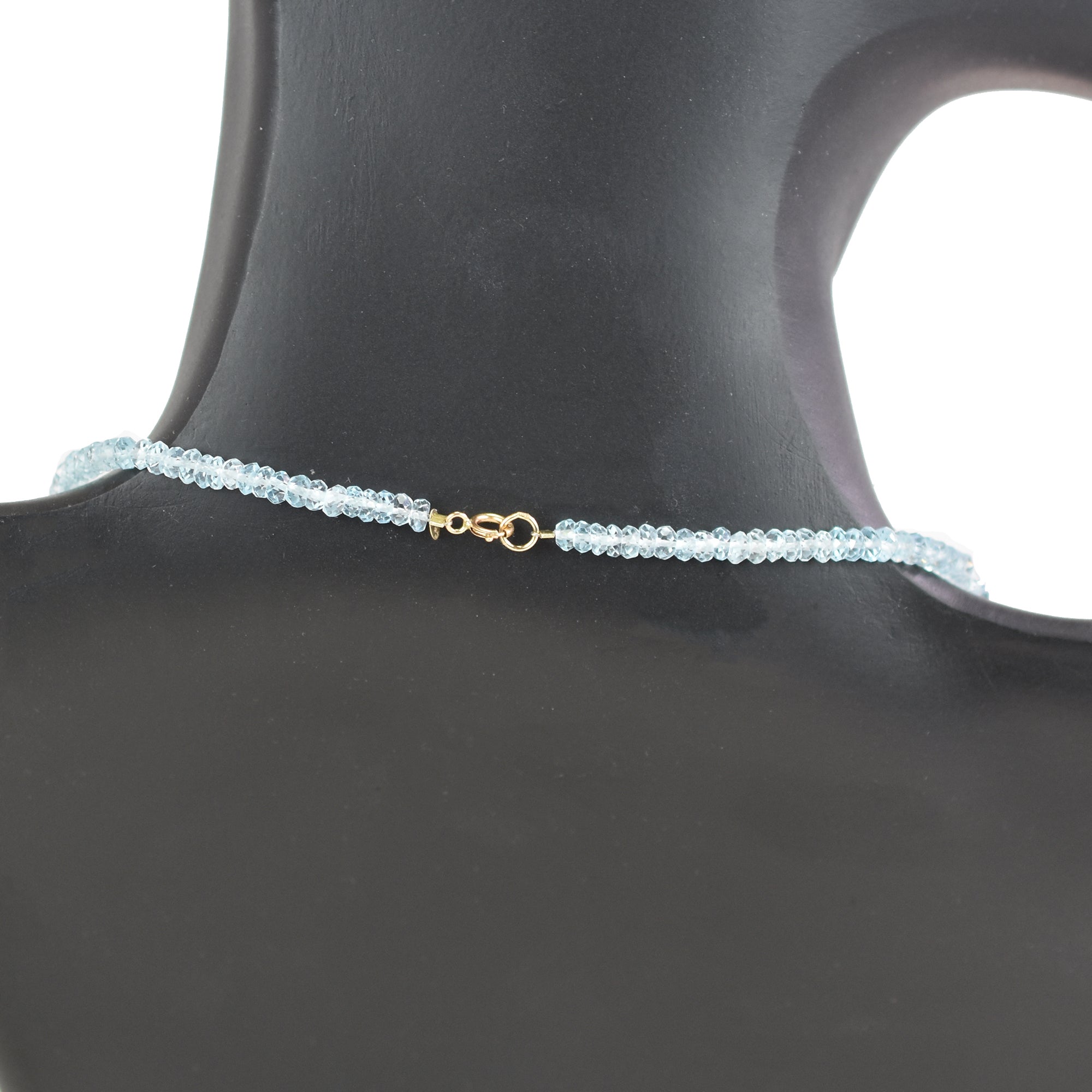 14k Gemstones & Gold Roundel Necklace