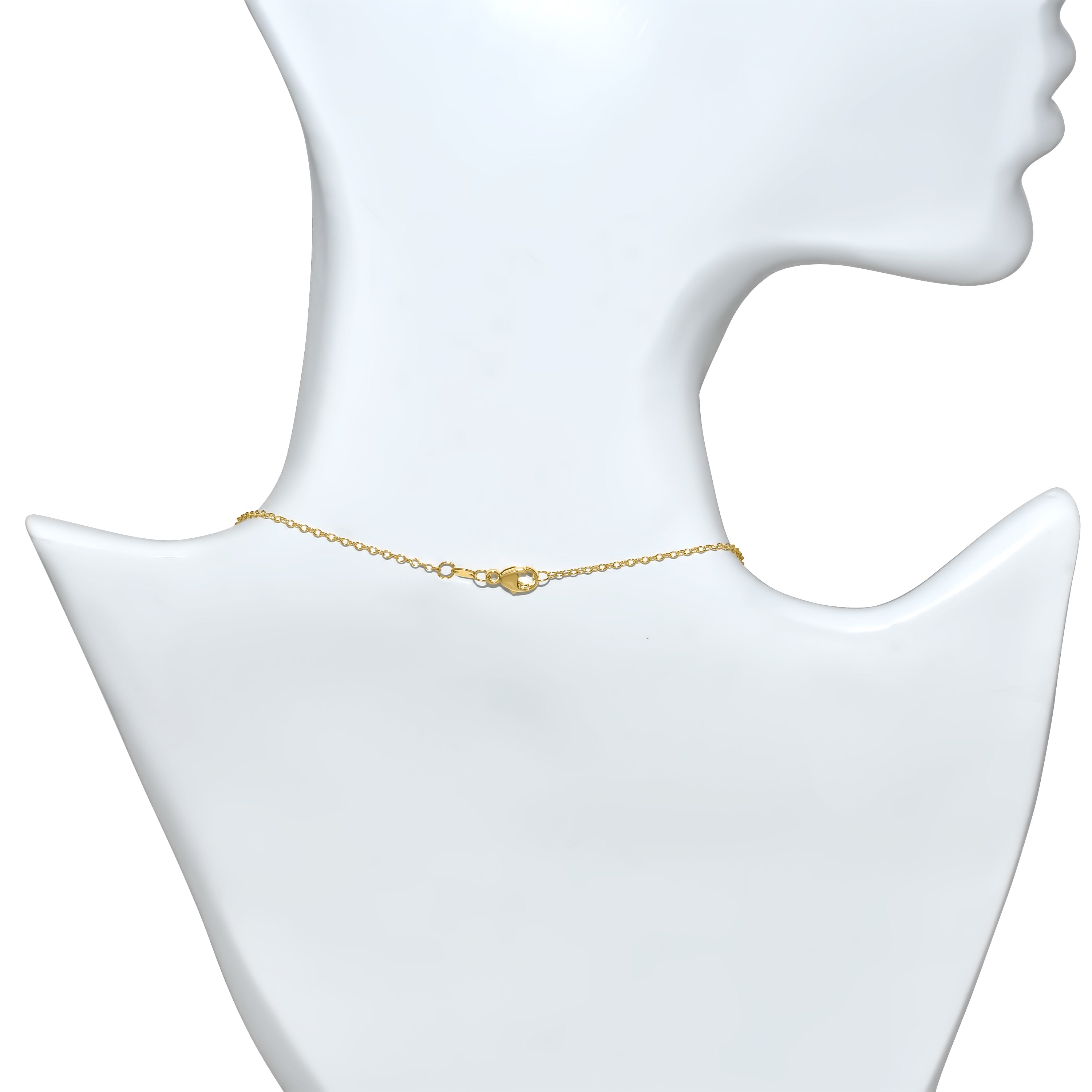14k Swiss/Sky Blue Topaz Cluster Necklace 17"