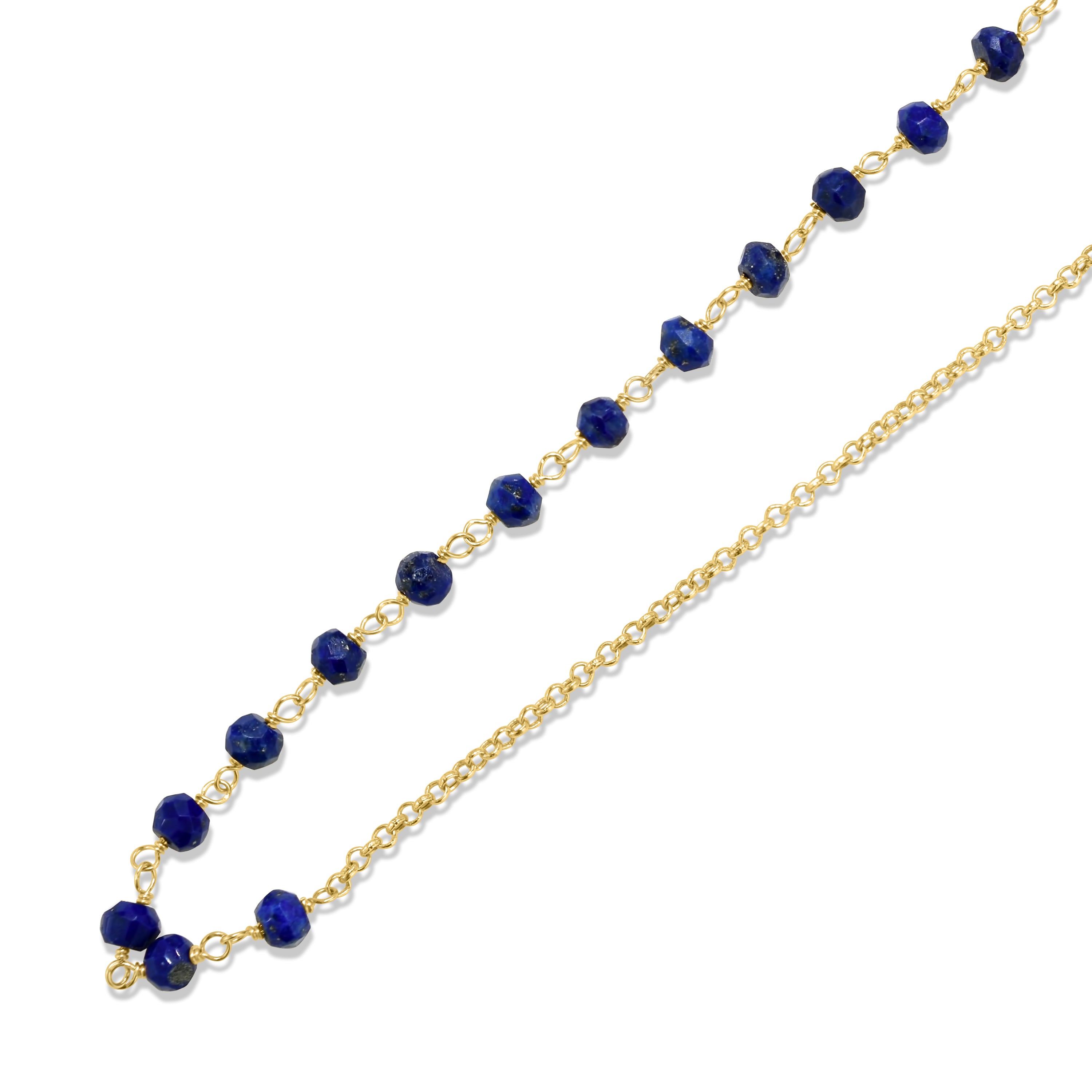 14k Yellow Gold Link Gold Chain Anklet