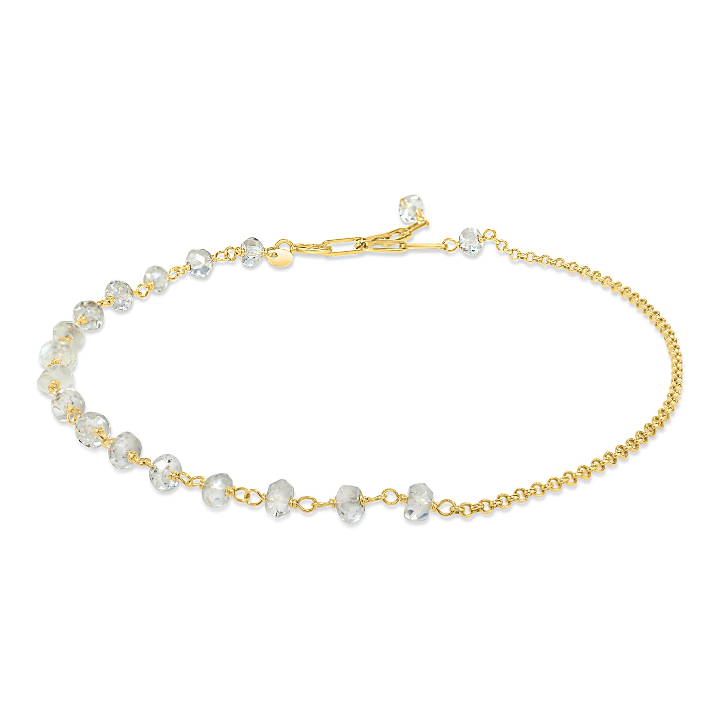 14k Link Gold Chain Anklet