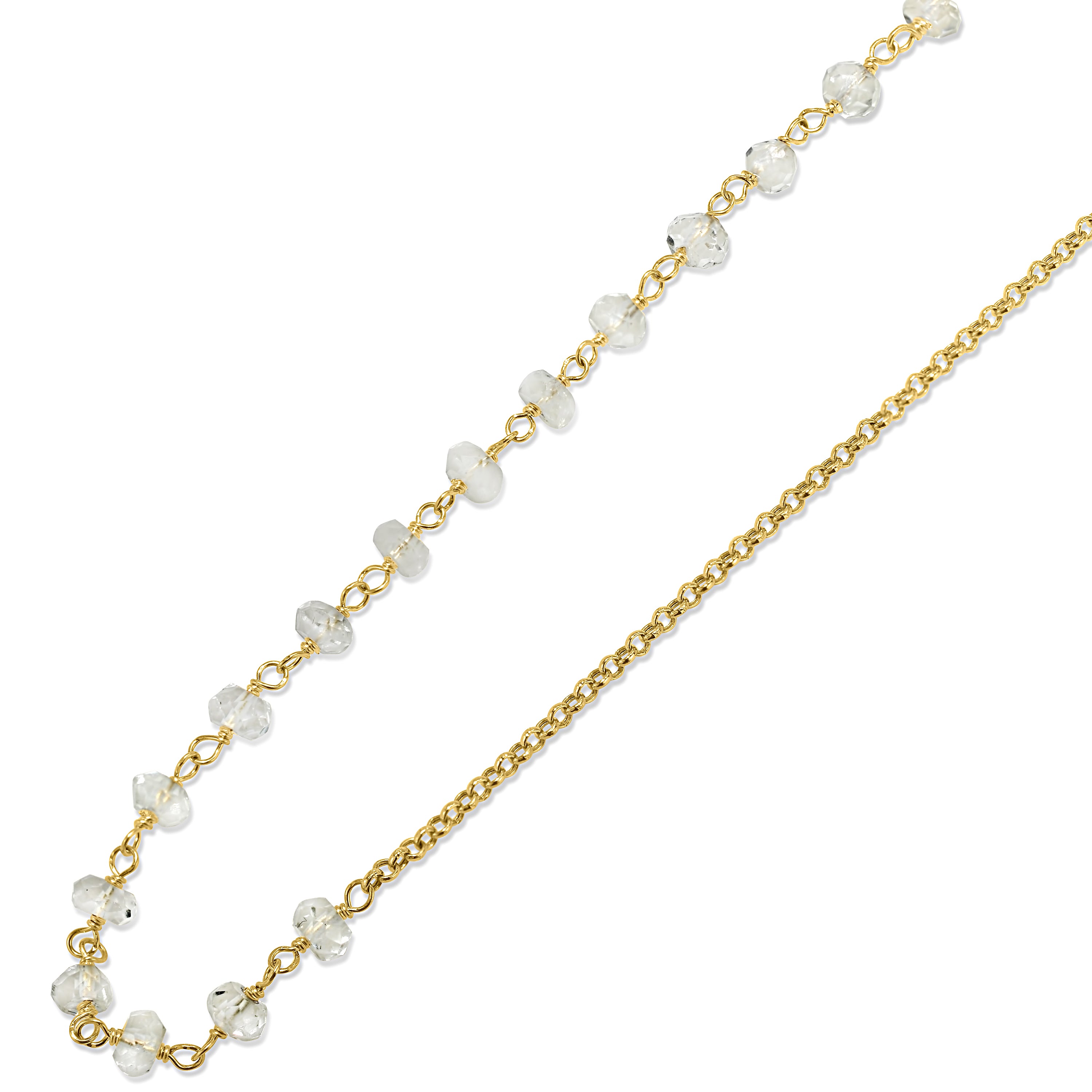 14k Yellow Gold Link Gold Chain Anklet