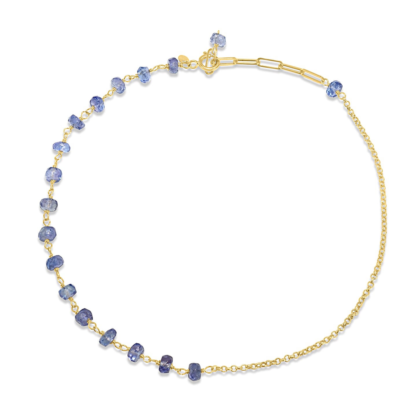 14k Link Gold Chain Anklet