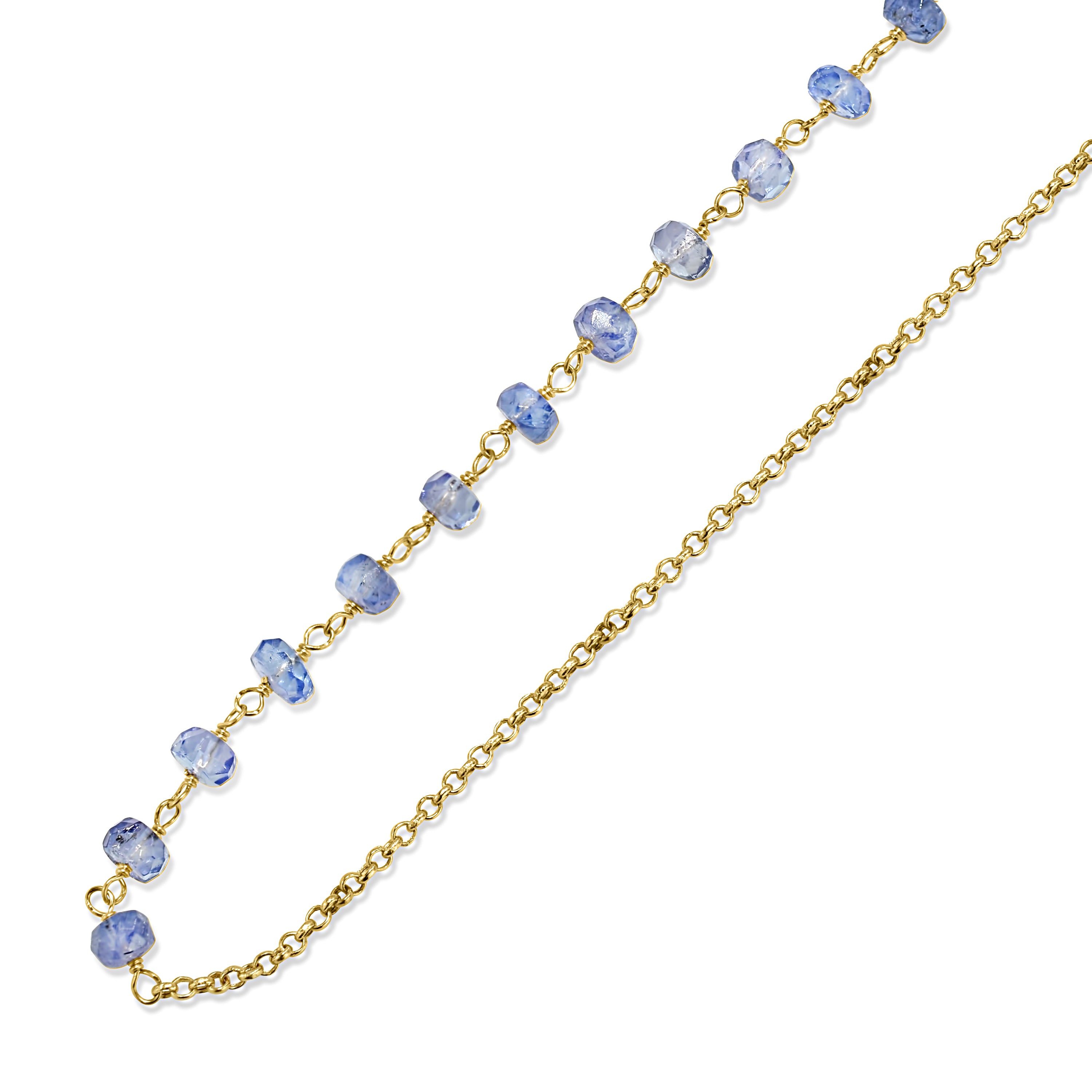 14k Yellow Gold Link Gold Chain Anklet