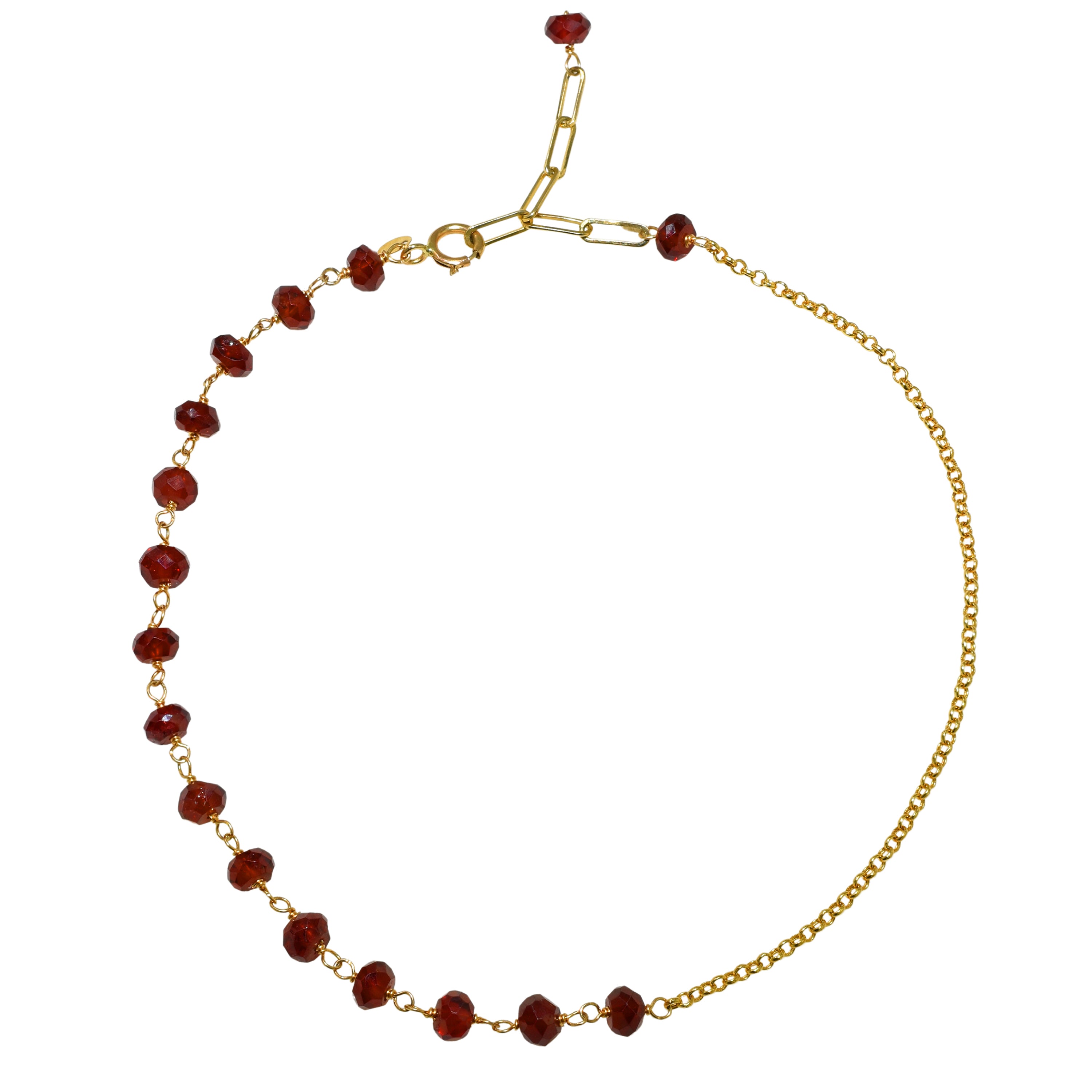 14k Yellow Gold Link Gold Chain Anklet