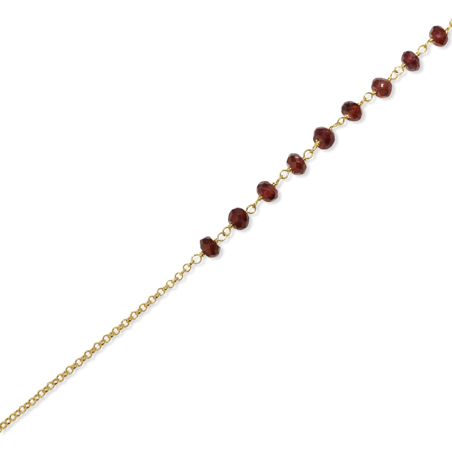 14k Link Gold Chain Anklet