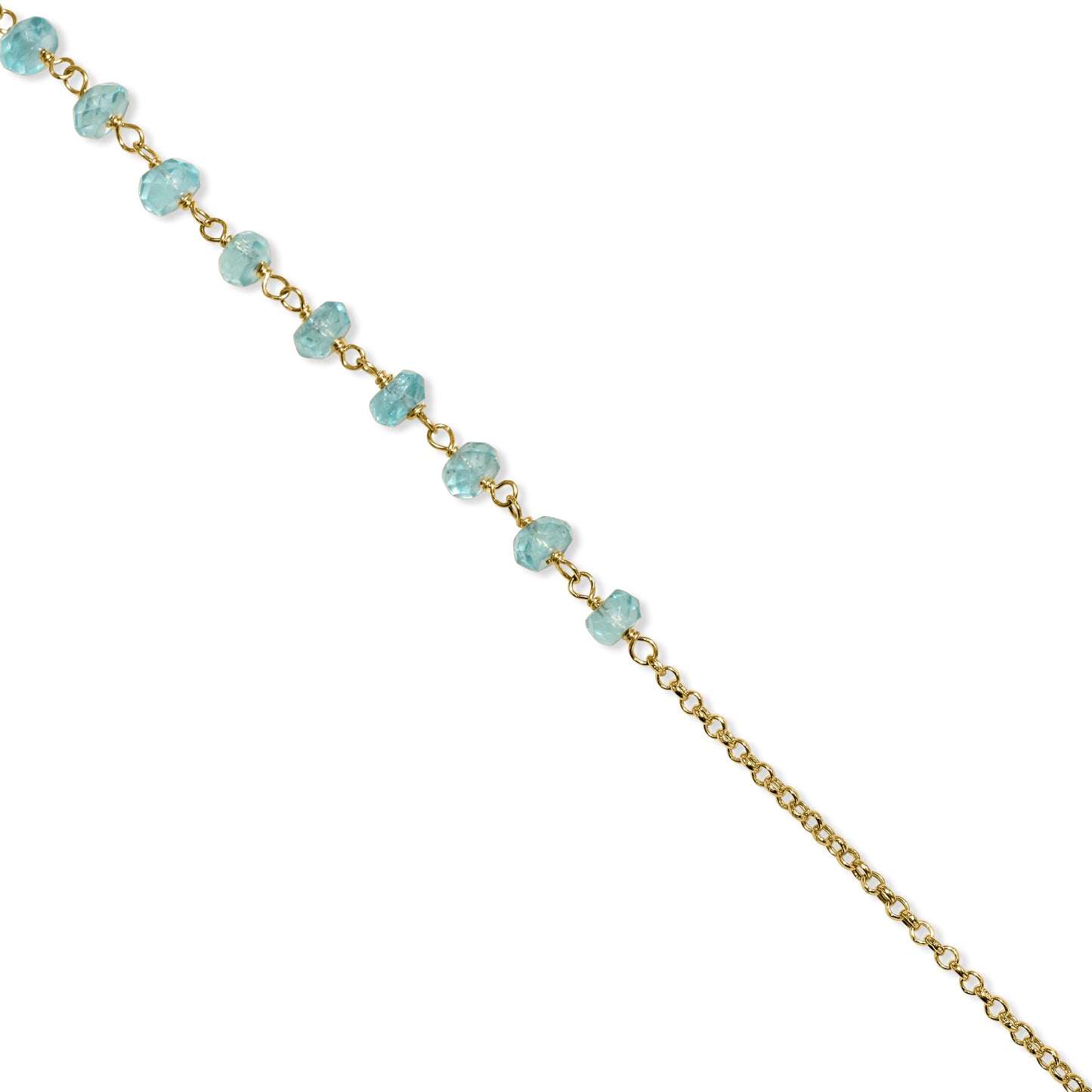 14k Yellow Gold Link Gold Chain Anklet