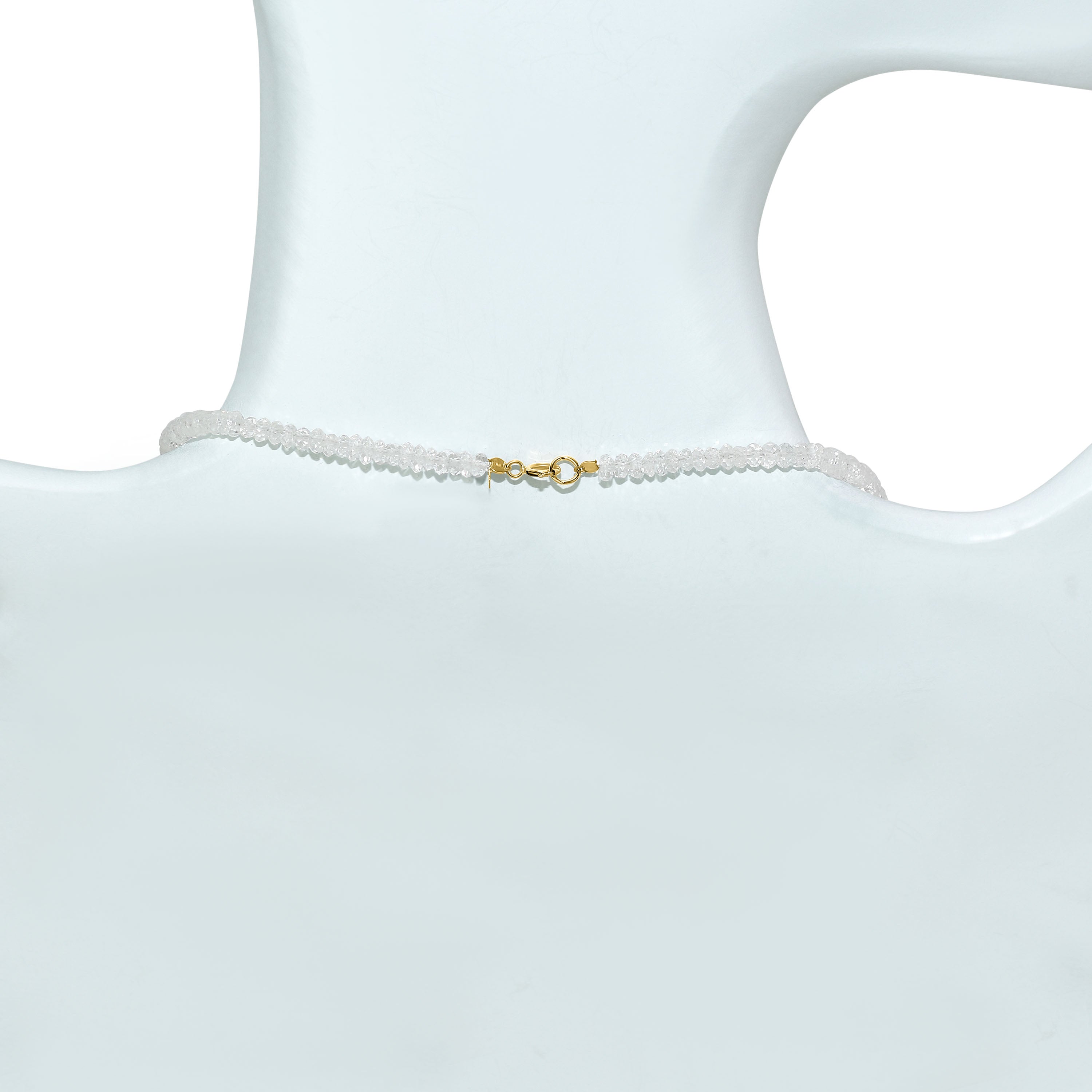 14k Gemstones & Gold Roundel Necklace
